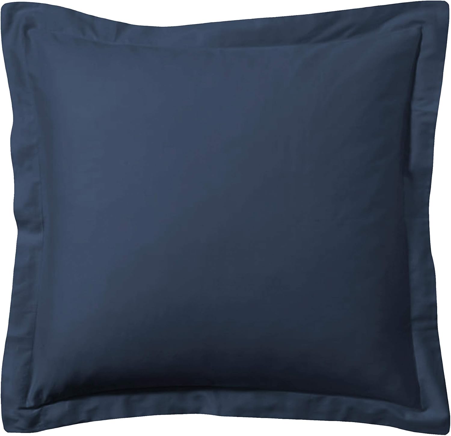 Bed Makers Tailored Navy Euro Sham 1