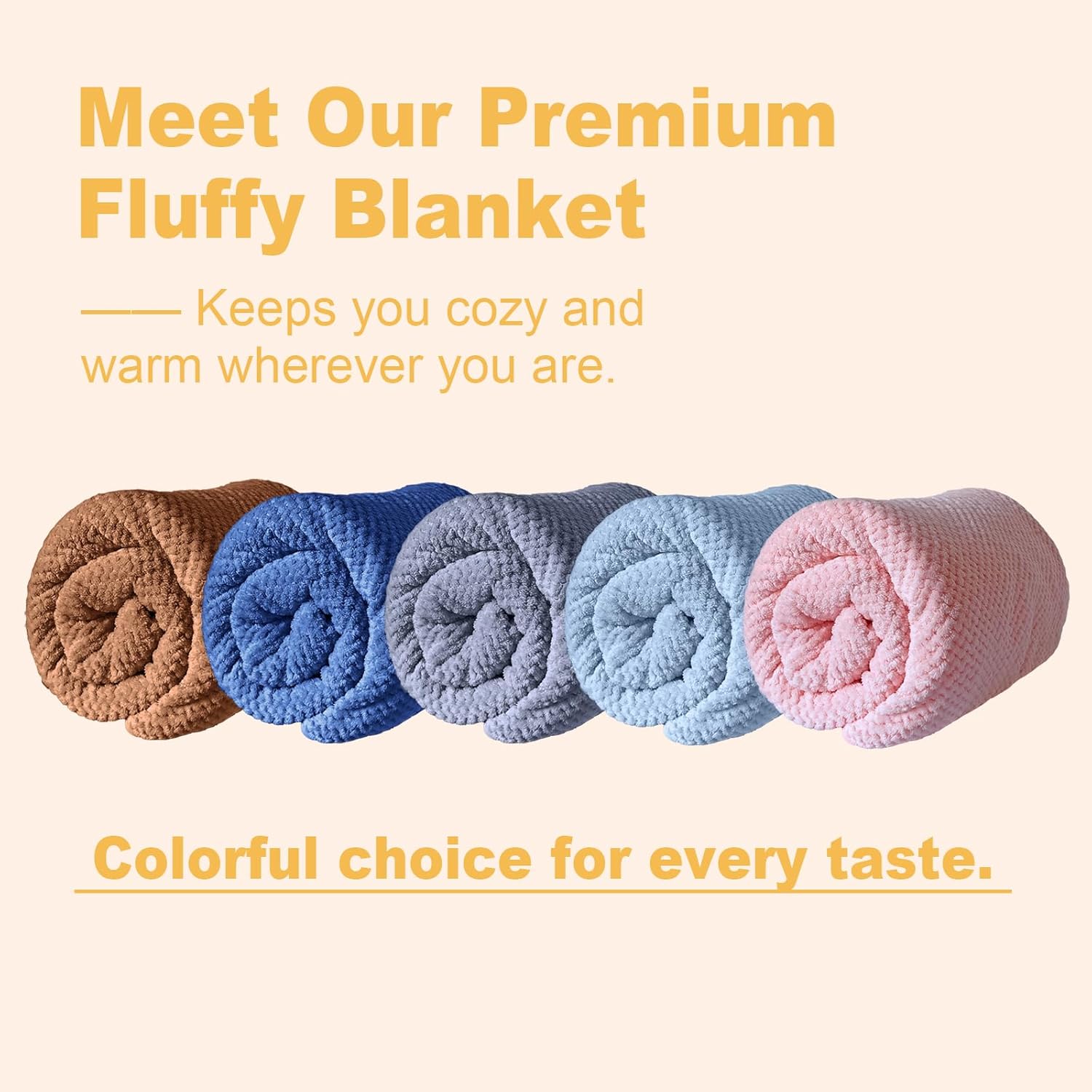 INNEWSHOMI Travel Blanket with Pillow Pink