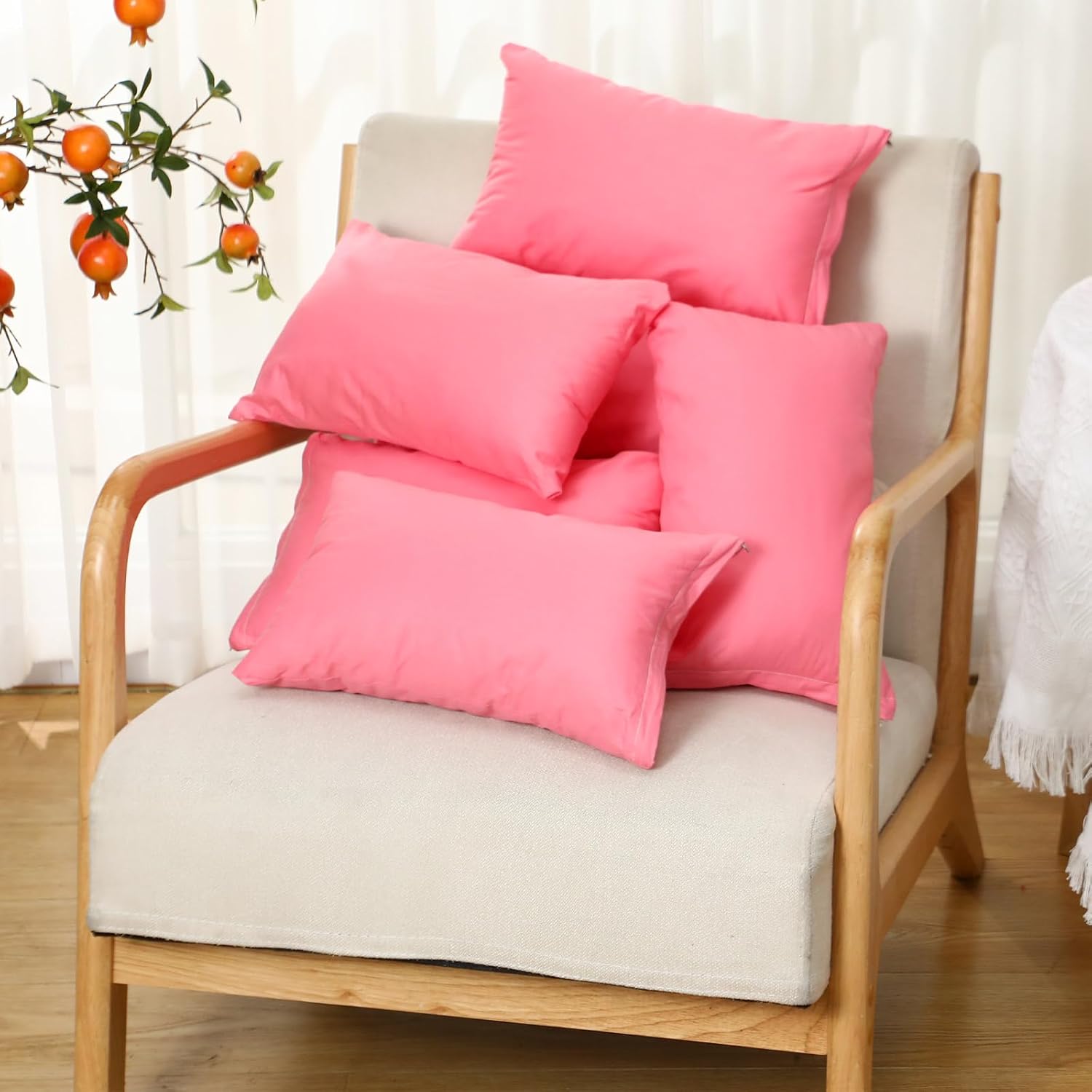 Kigley 6-Pack Mini Travel Pillows 14x9 Inch Soft Comfort
