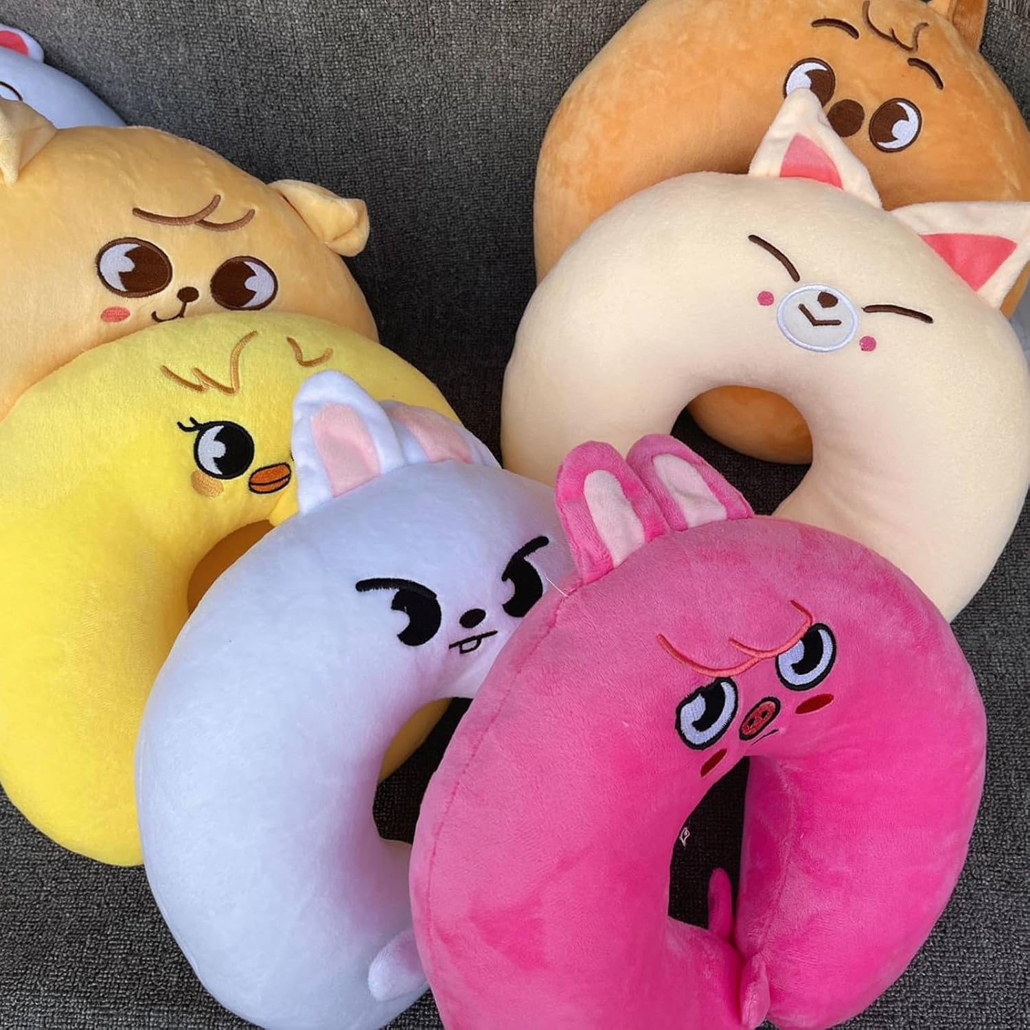 Soft Travel Pillow for Kids Skzoo Animal Neck Support