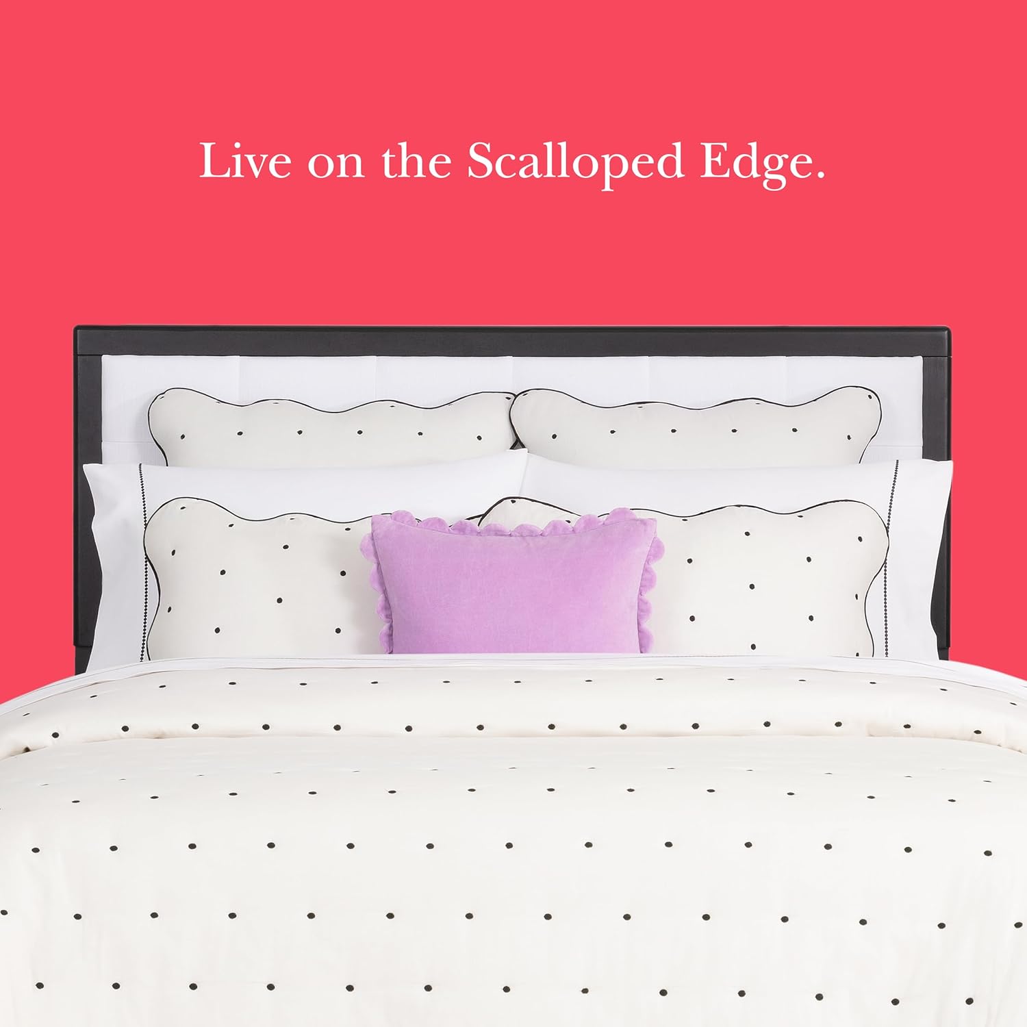 Kate Spade New York Scalloped Edge Twin Quilt Set