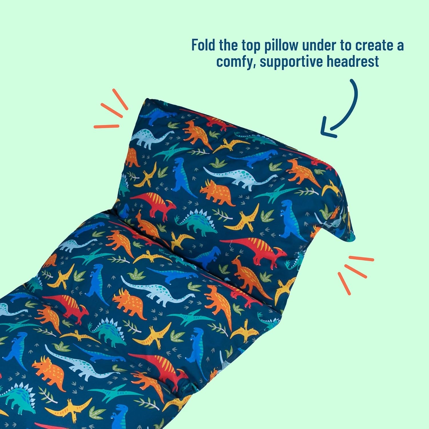 Wildkin Kids Floor Lounger - Jurassic Dinosaurs