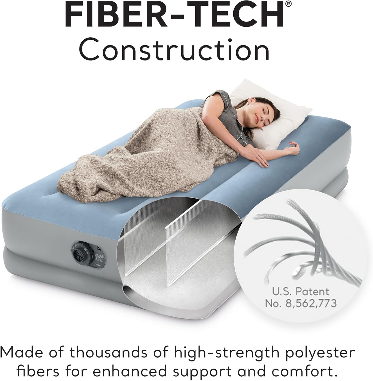 Intex Dura Beam Plus Air Mattress Twin Size