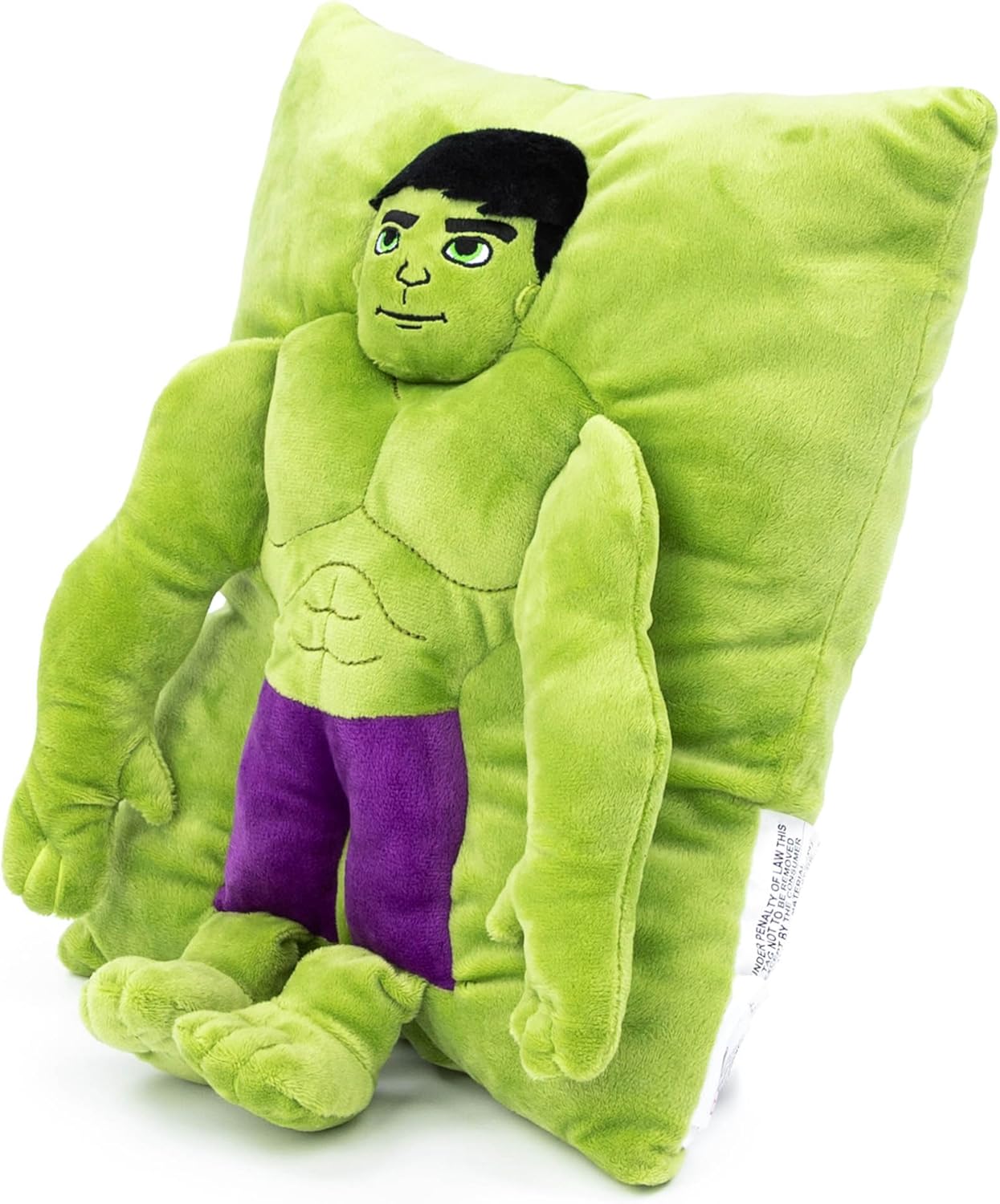 Jay Franco Marvel Hulk 3D Snuggle Plush Pillow - 15 Inches Green