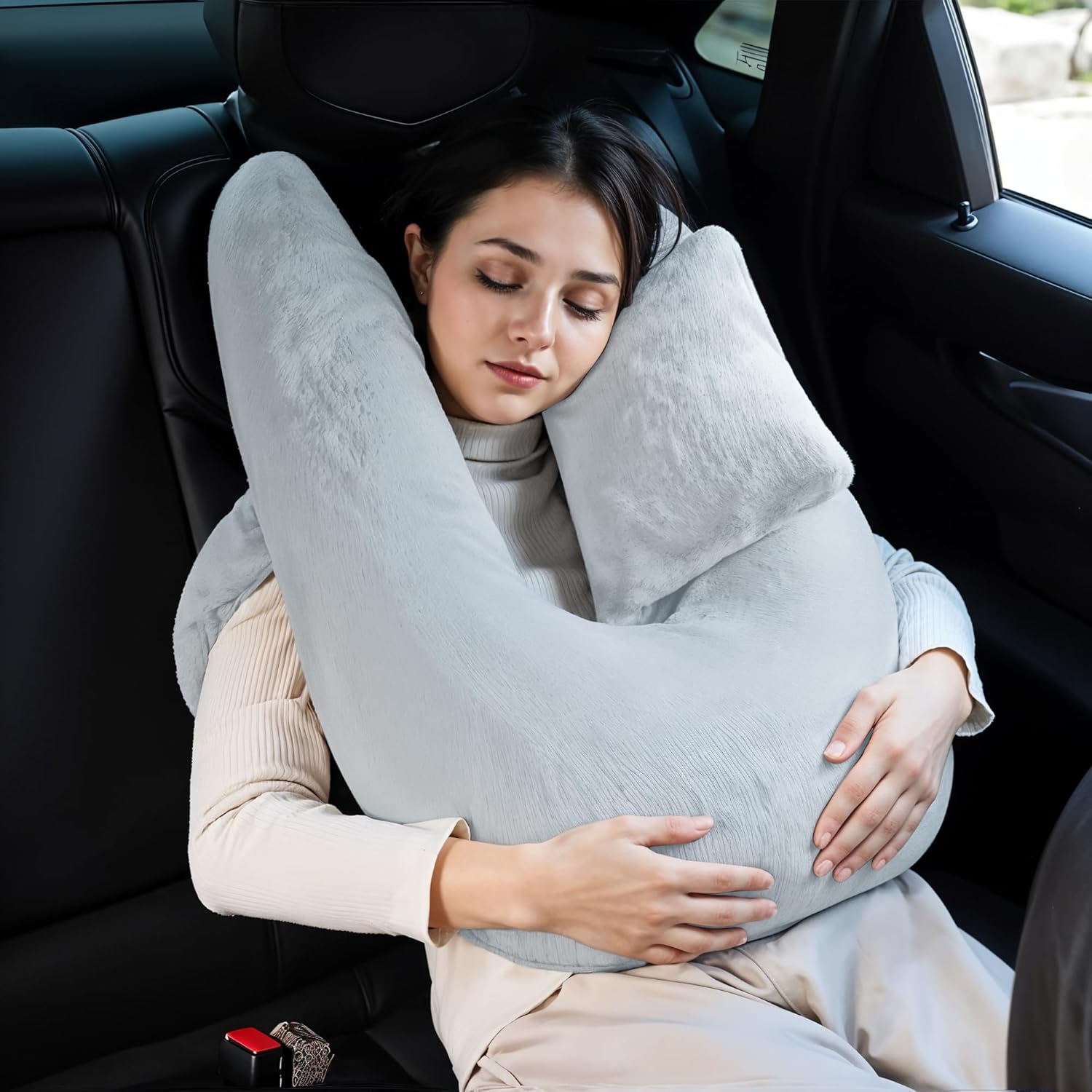 Travel Pillow for Adults Kids with Head and Neck Support