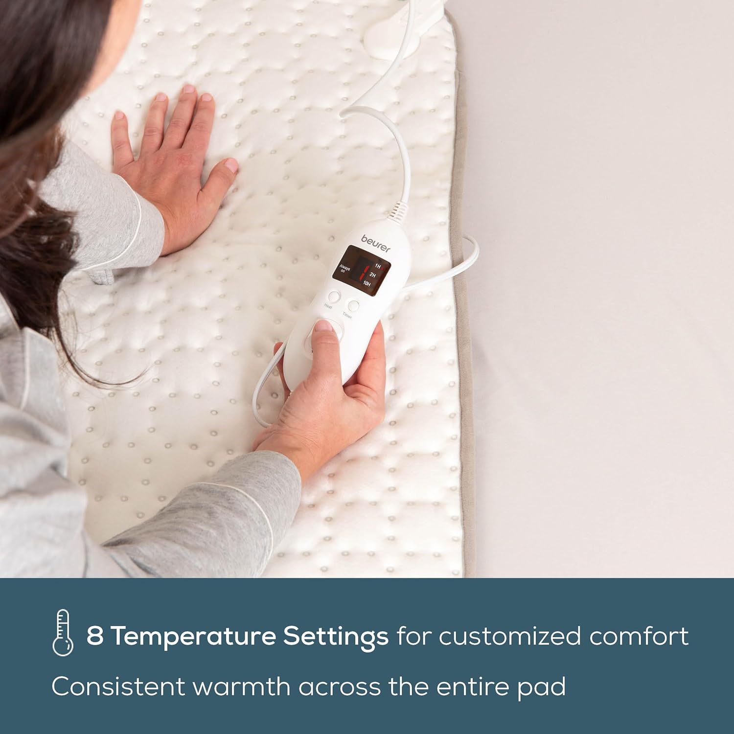 Beurer UWB55 Heated Underblanket with 8 Temperature Settings