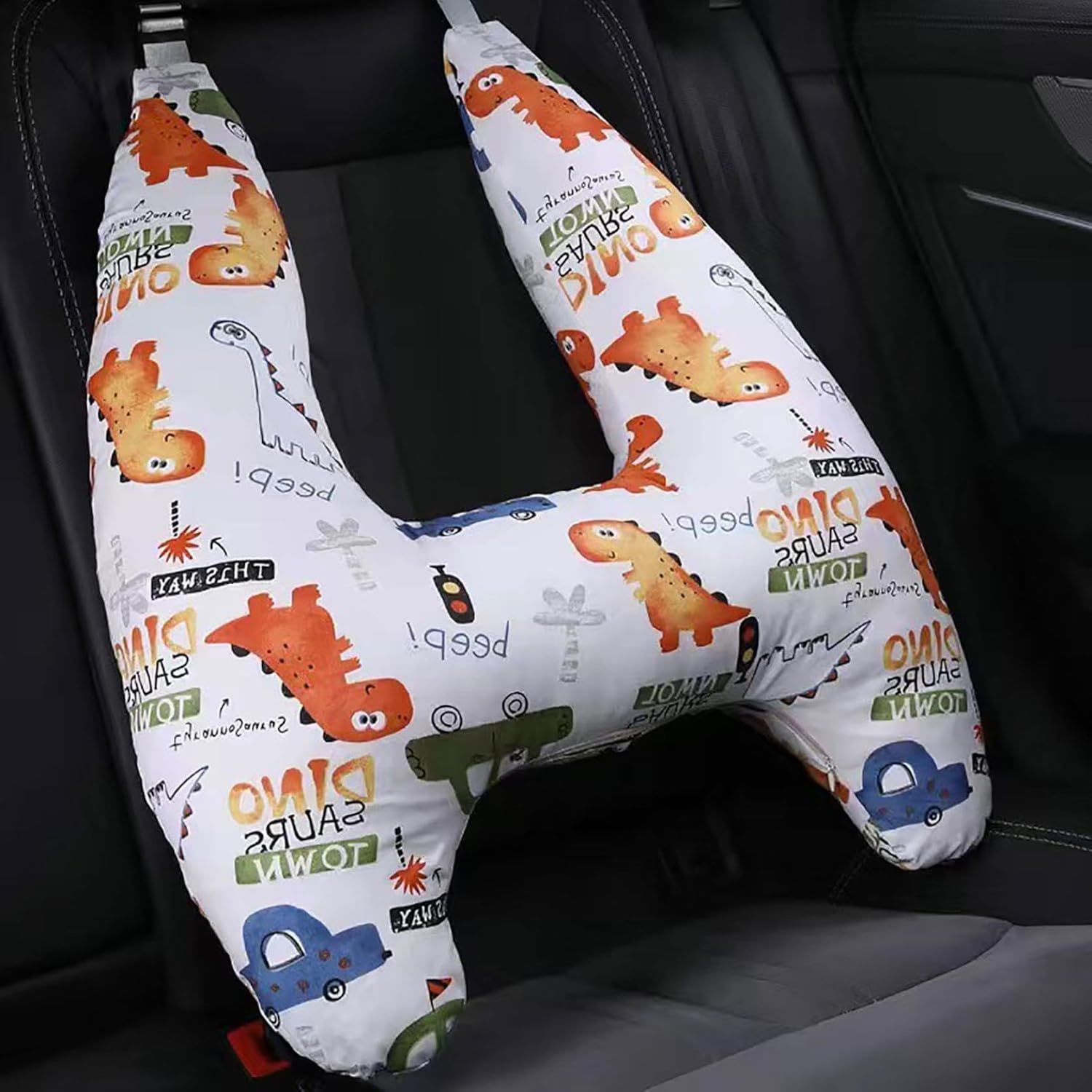 Kids Travel Pillow Headrest with Washable Cover