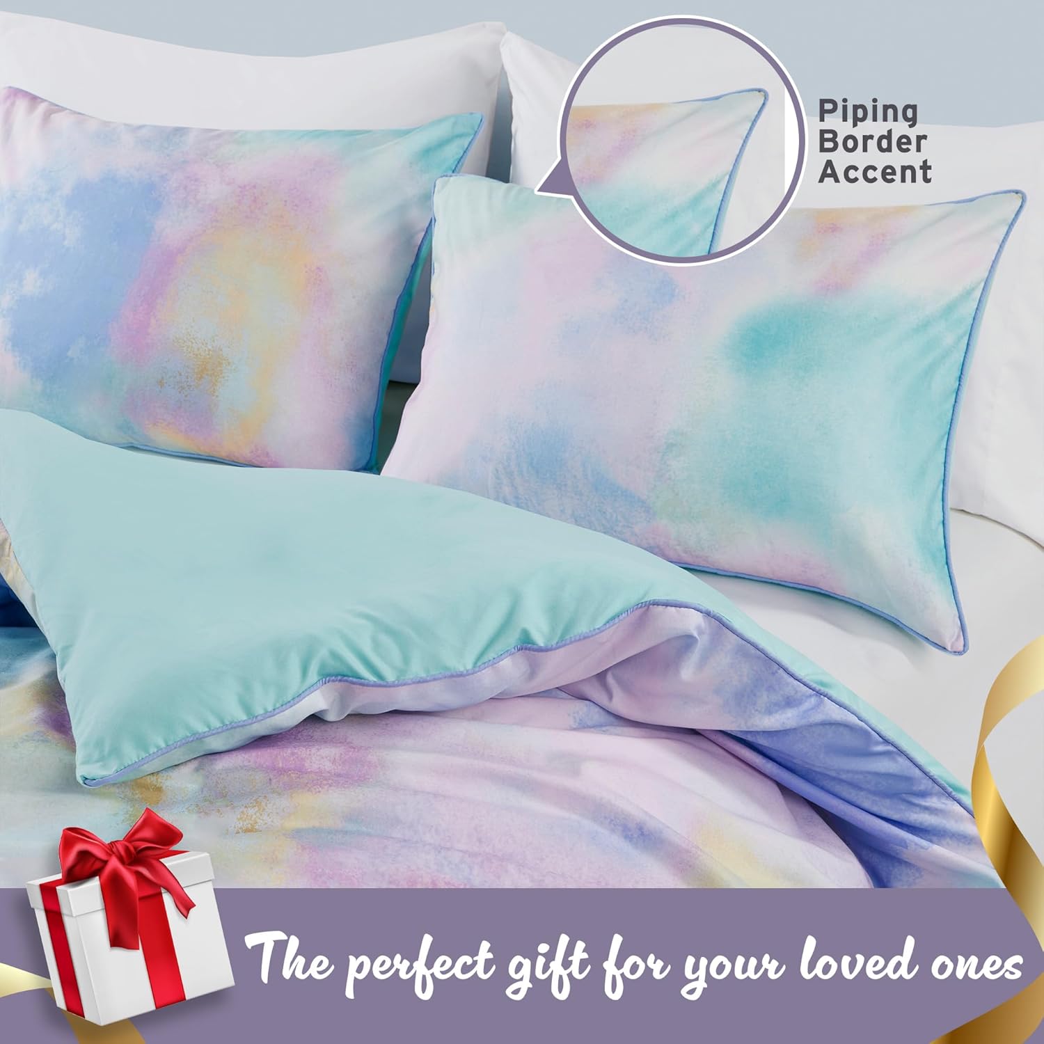 Intelligent Design Cassiopeia Tie Dye Comforter Set