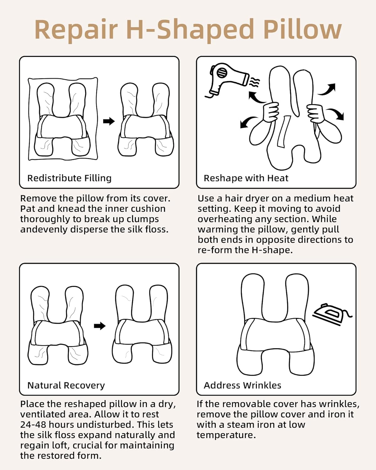 BEBAS H-Shaped Travel Pillow for Kids and Adults 1