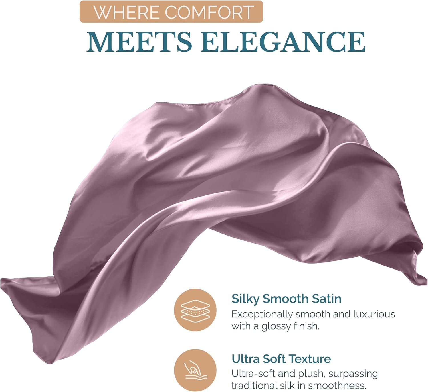 Casa Platino Satin Sheets Set for Girls - Pink