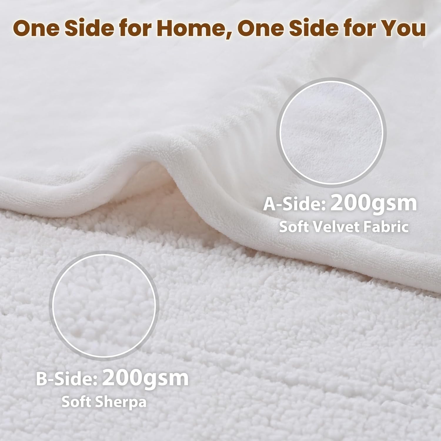 Bearhug Electric Blanket Full Size 77 x 84
