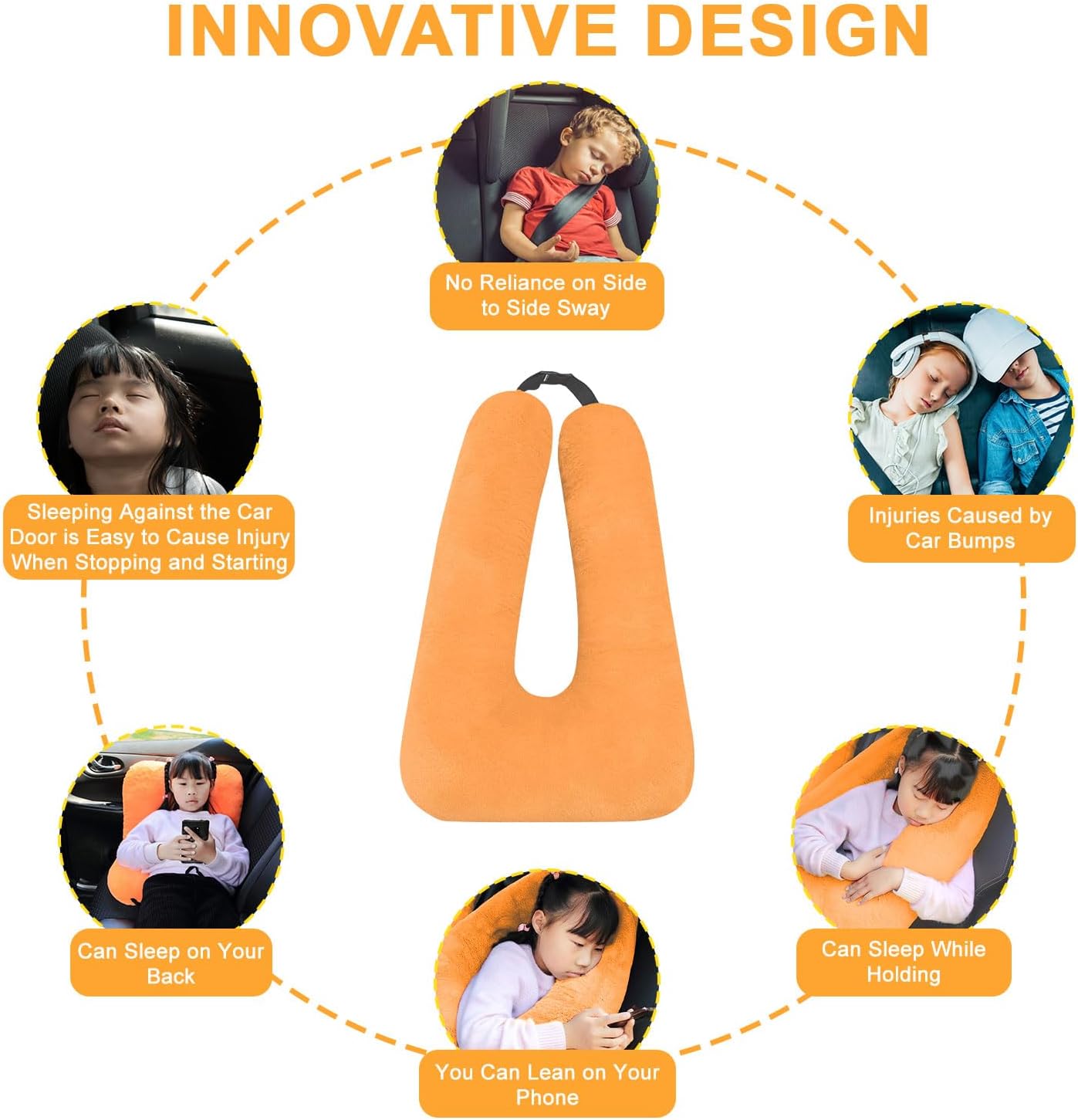 MROUEN Travel Pillow for Kids and Adults 1