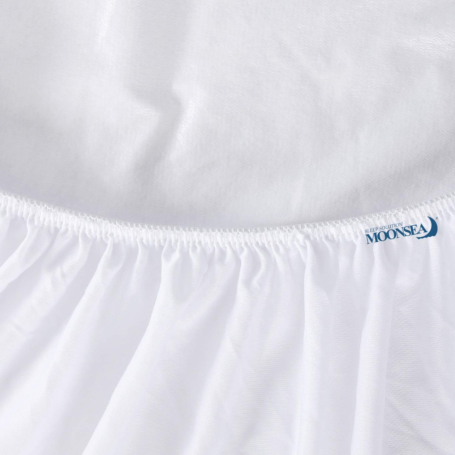 Moonsea Full Size Waterproof Mattress Protector with Elastic Skirt