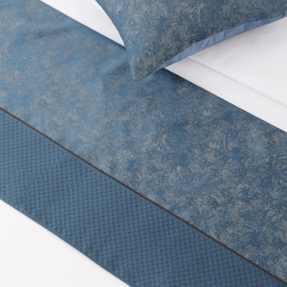 AMBERIS Bed Runner Twin Queen King Size Cotton Scarf
