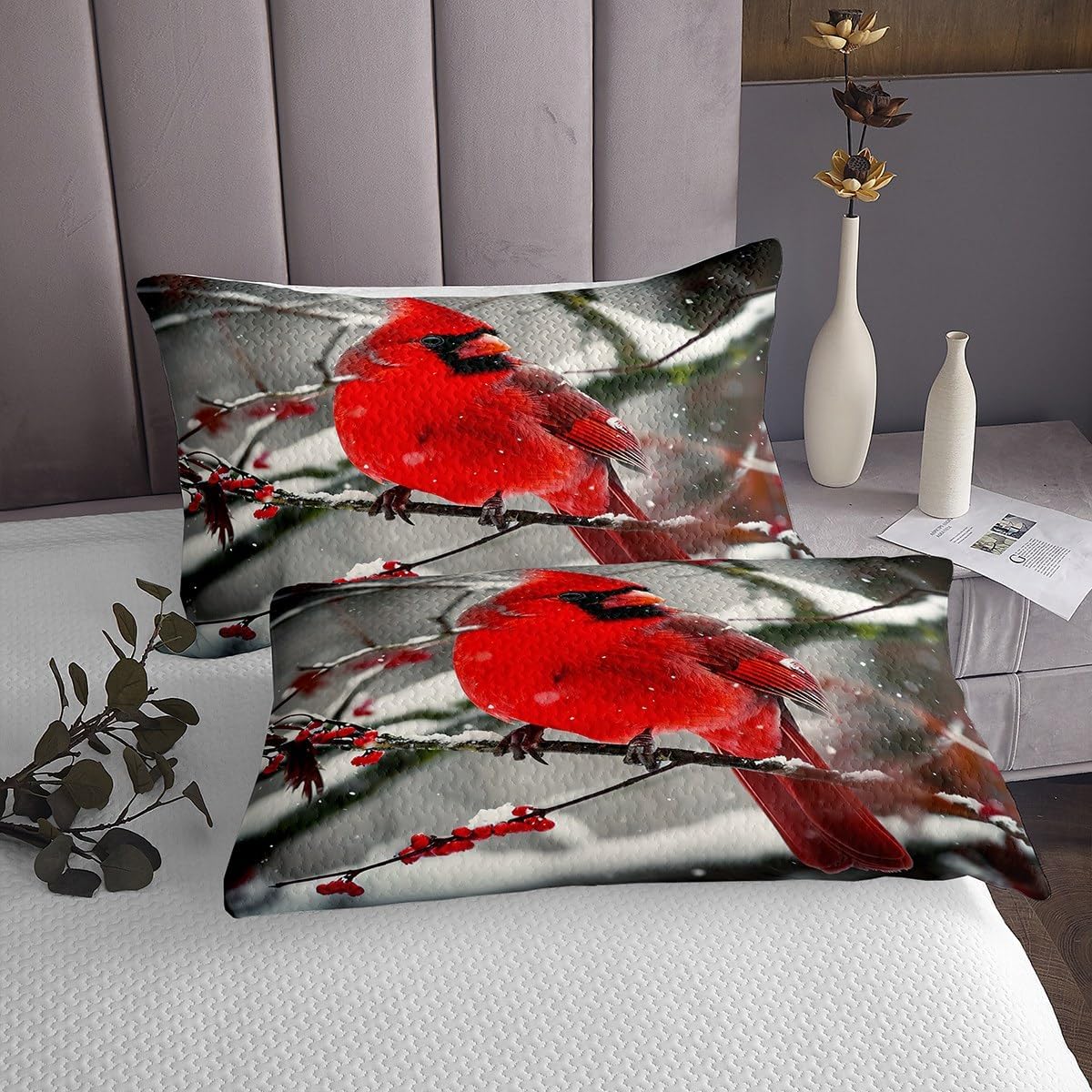 Erosebridal Boys Cardinals Bedspread Queen Size