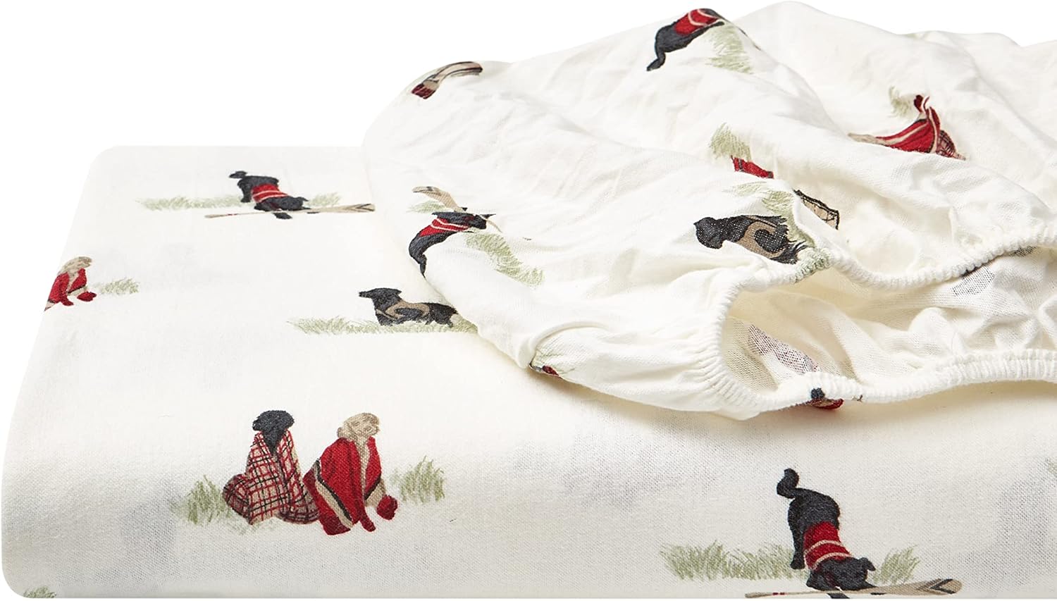 Eddie Bauer Twin Flannel Sheet Set - Cozy Soft