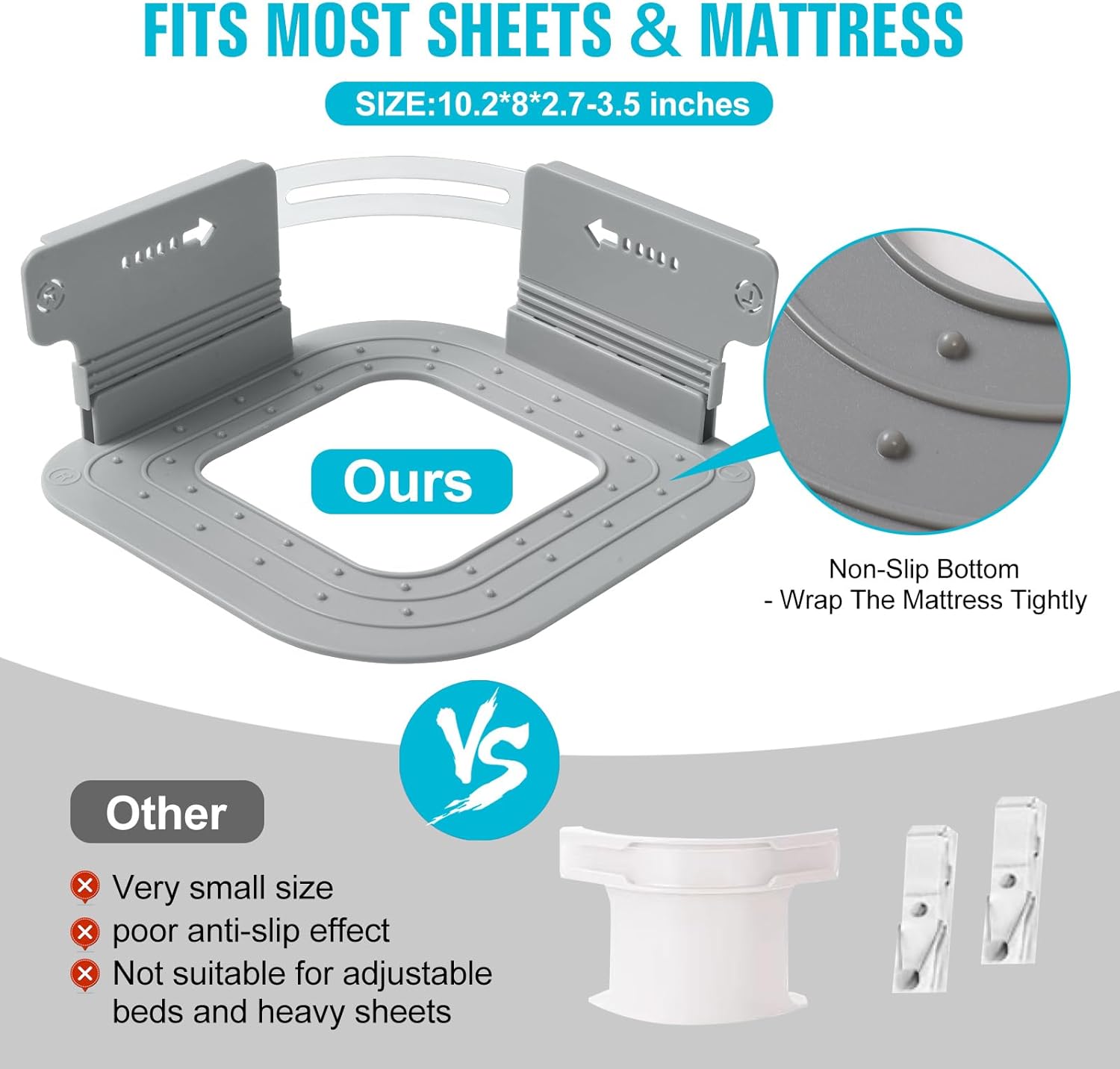 RLSHEN Sheet Holders Keep Sheets Firm Tight