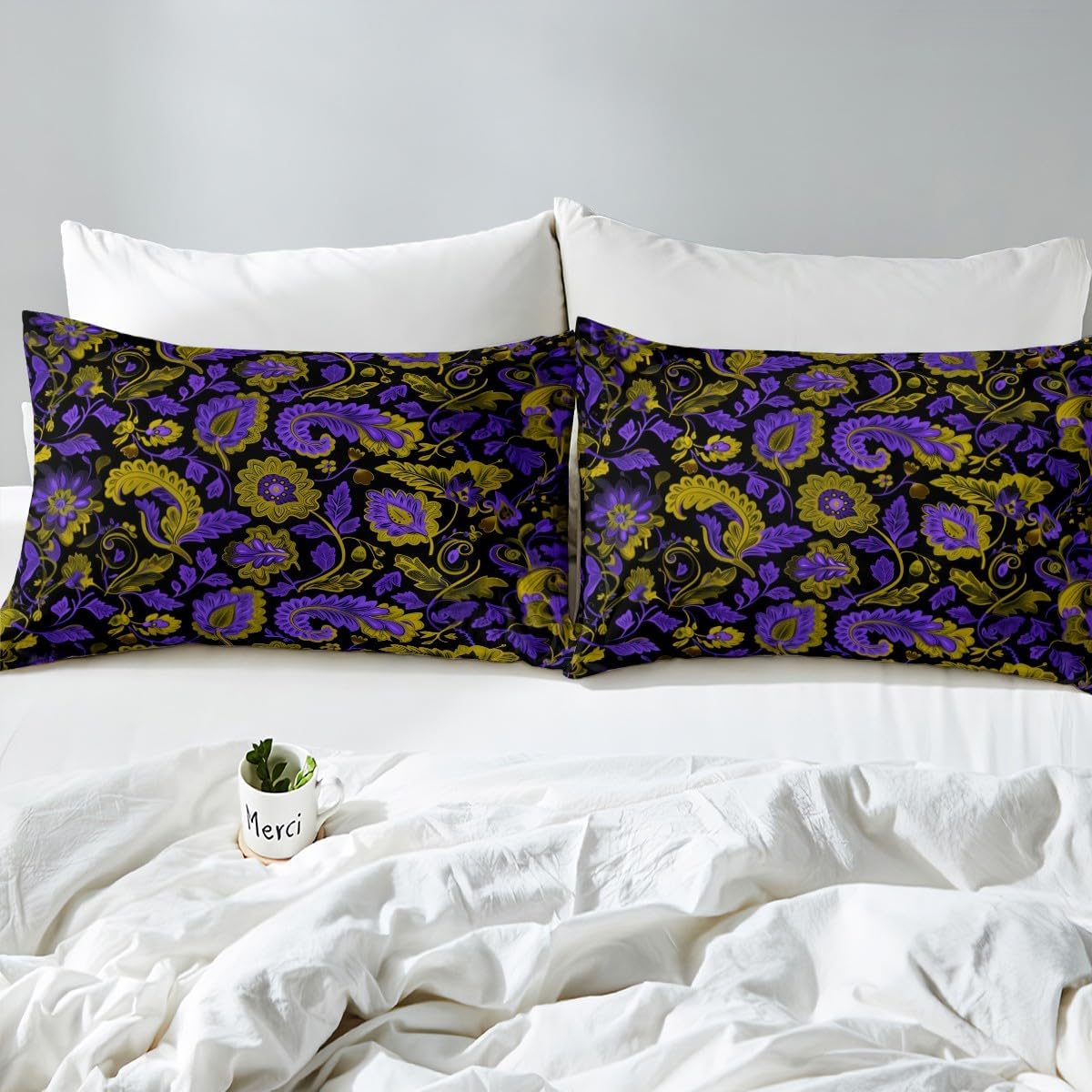 Castle Fairy Baroque Floral Twin Bedding Set