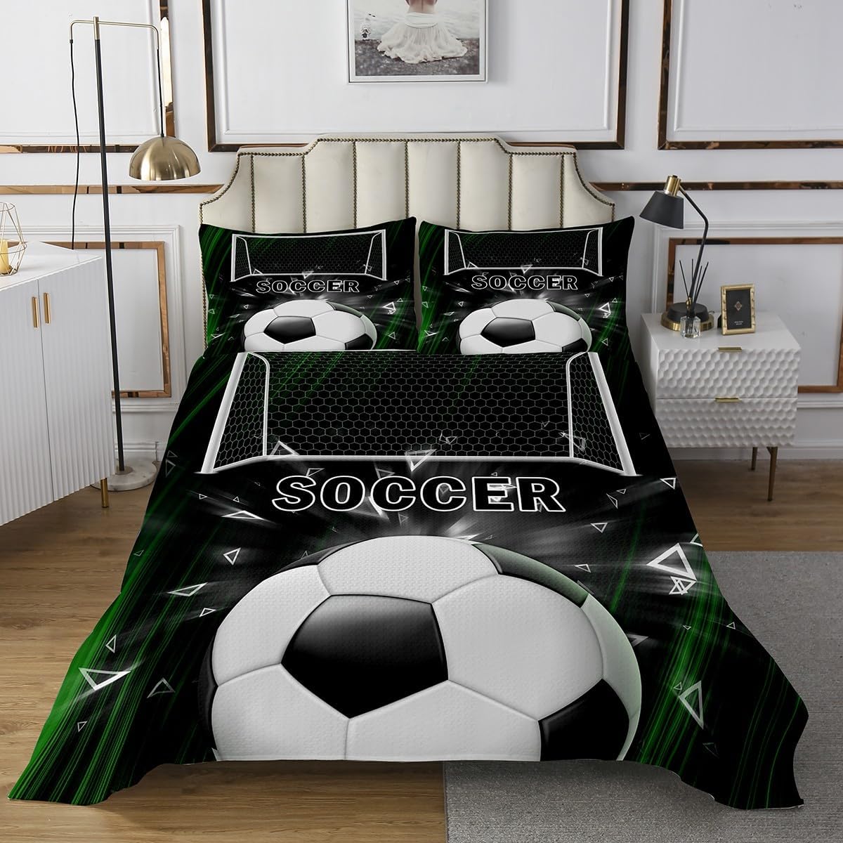 Feelyou Football Coverlet Set for Kids 1