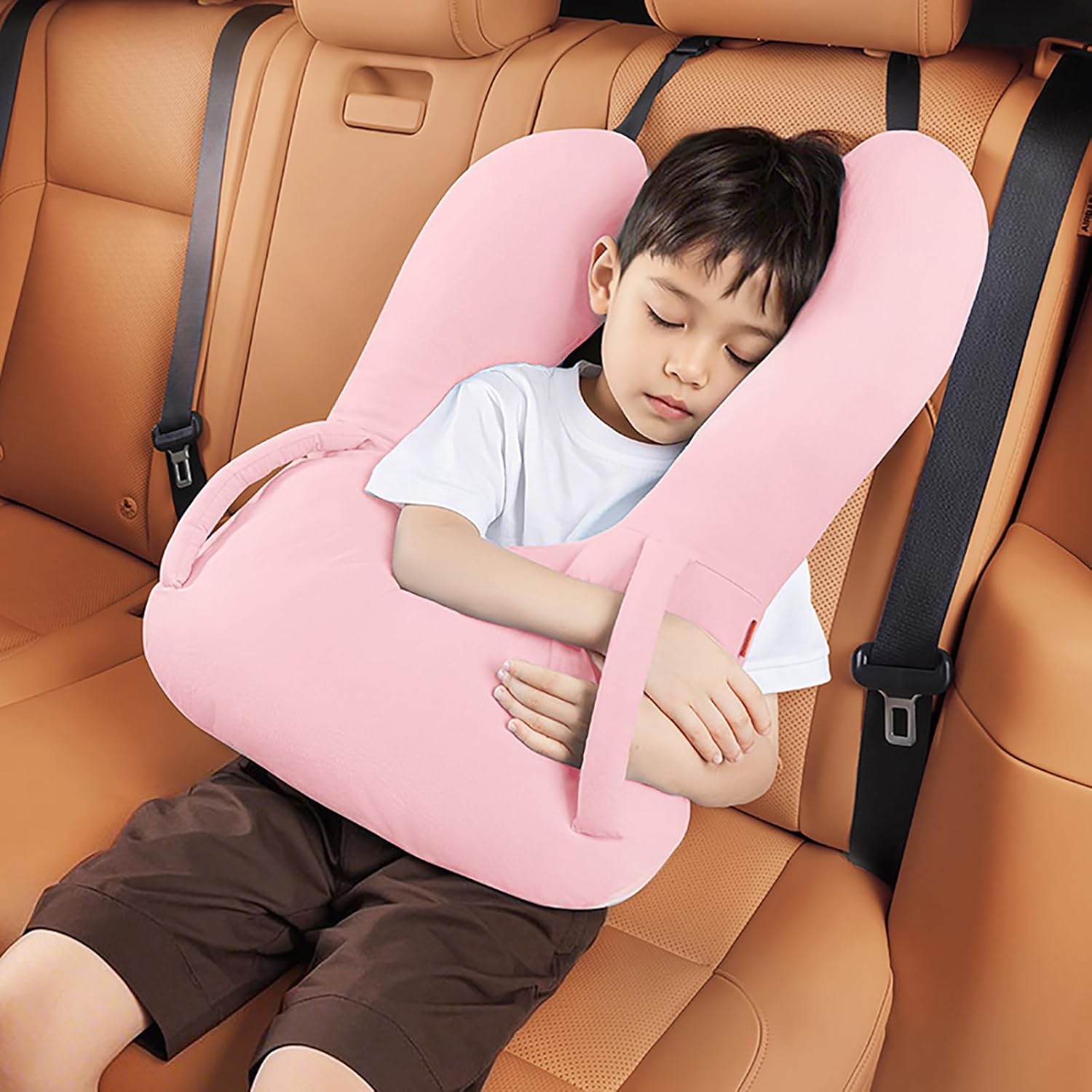 BEBAS U-Shaped Kids Travel Pillow for Car and Plane