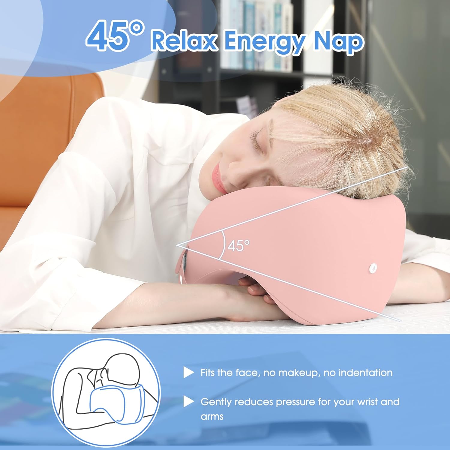 Jiaao Comfort Neck Pillow for Travel and Napping