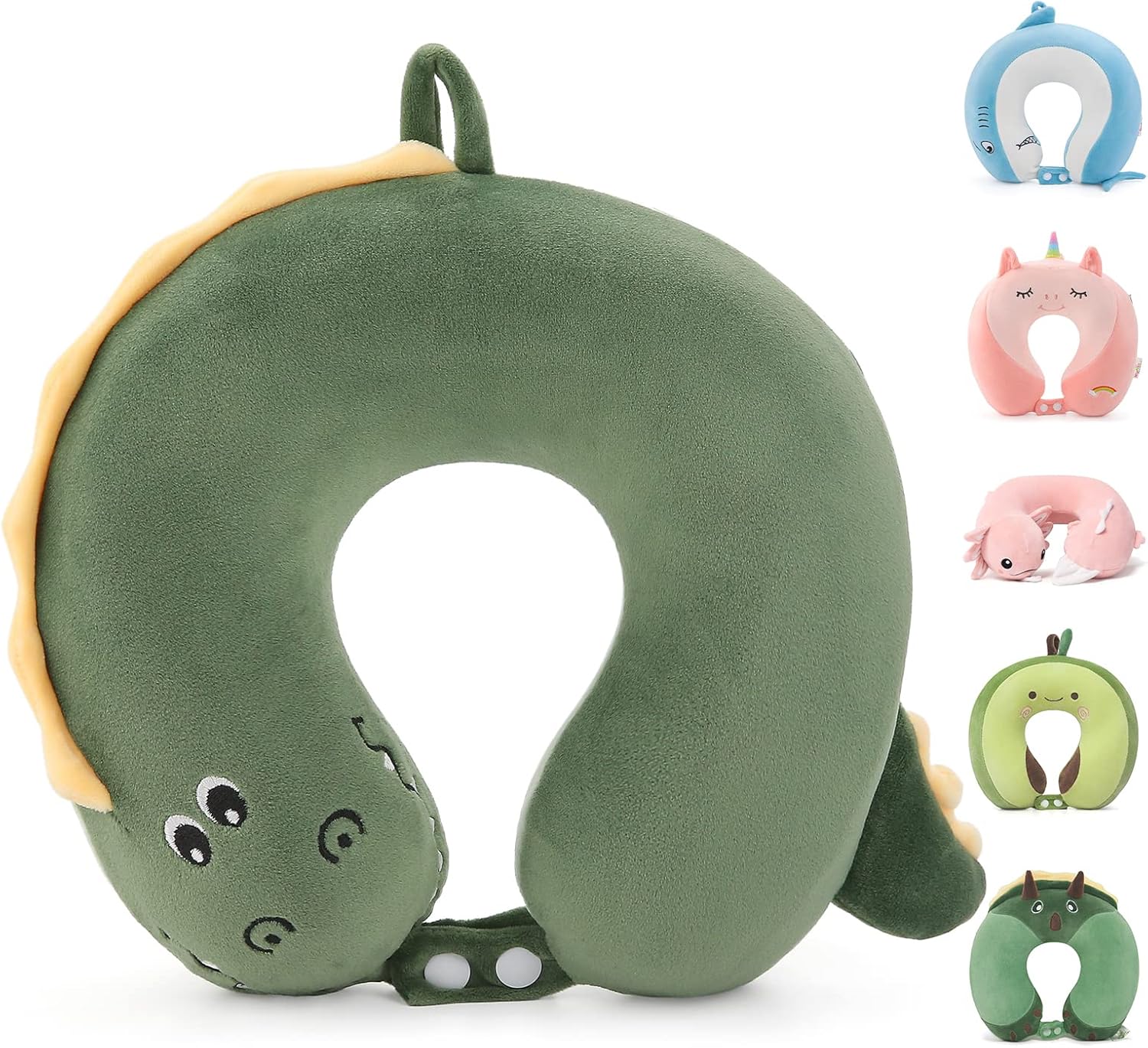 Niuniu Daddy Crocodile Kids Travel Neck Pillow