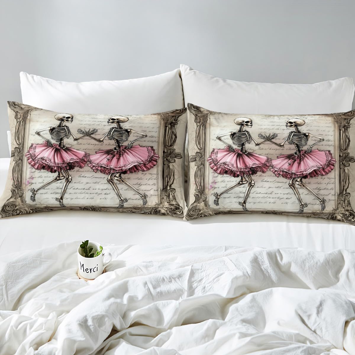 Manfei Skeleton Kids Sheet Set 4pcs