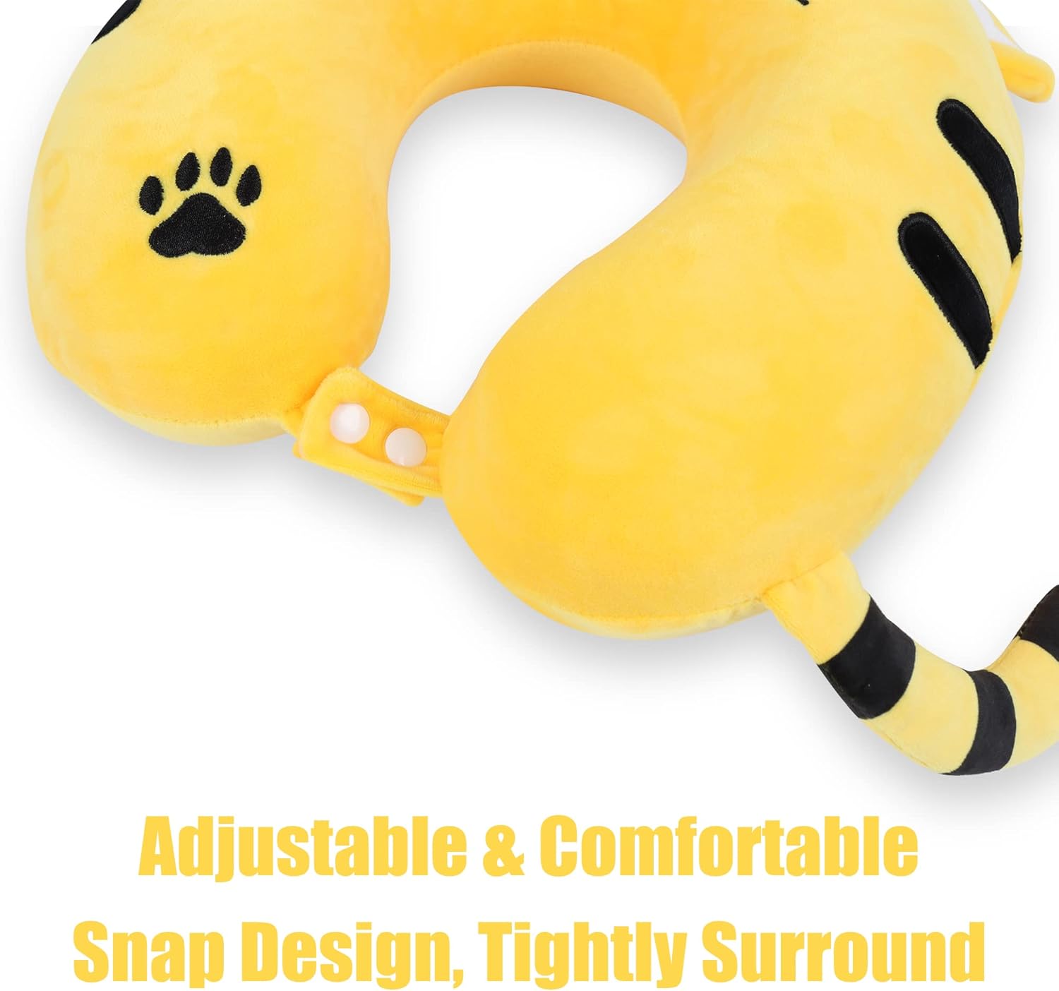Sexysamba Tiger Cartoon Headrest Pillow for Kids