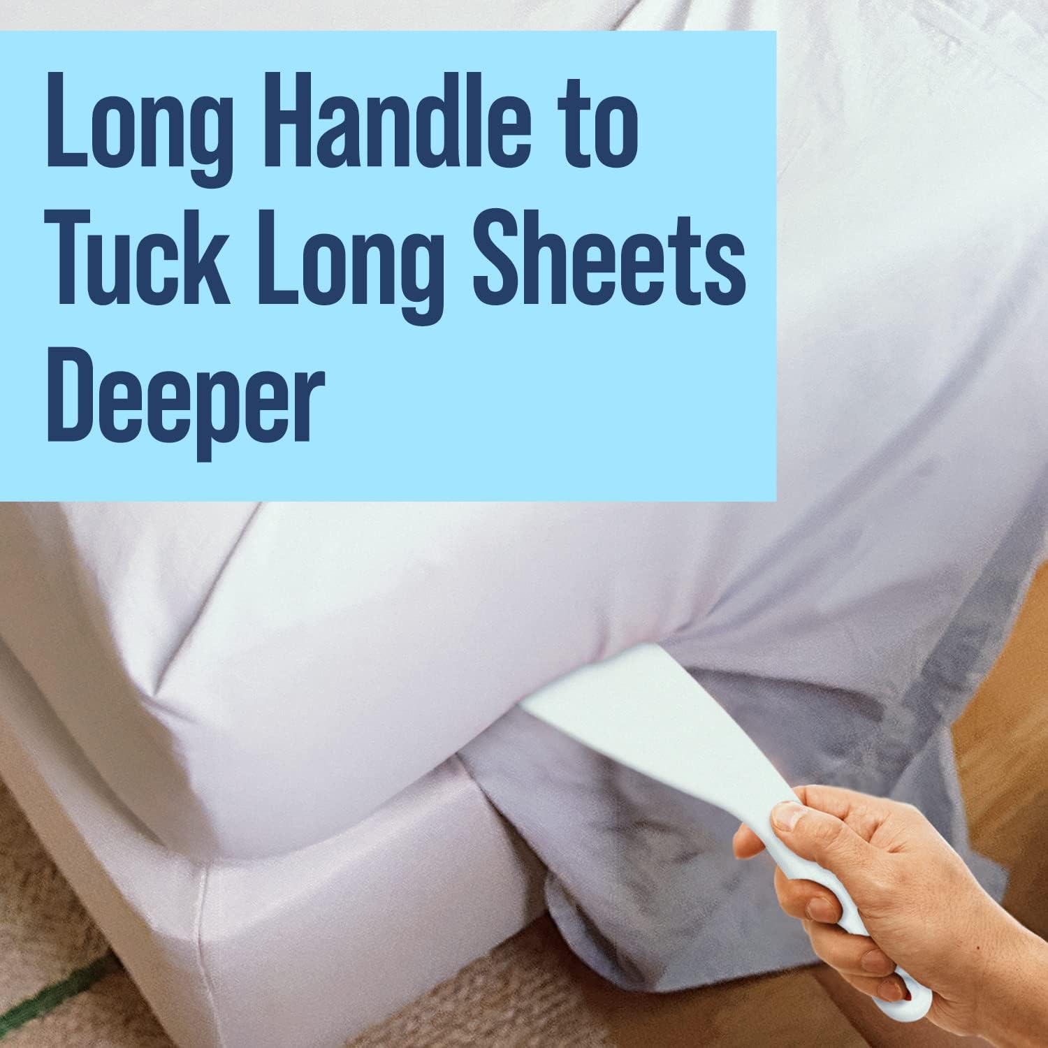 Berkland 2 Pack Extra Long Bed Sheet Tucker Tool