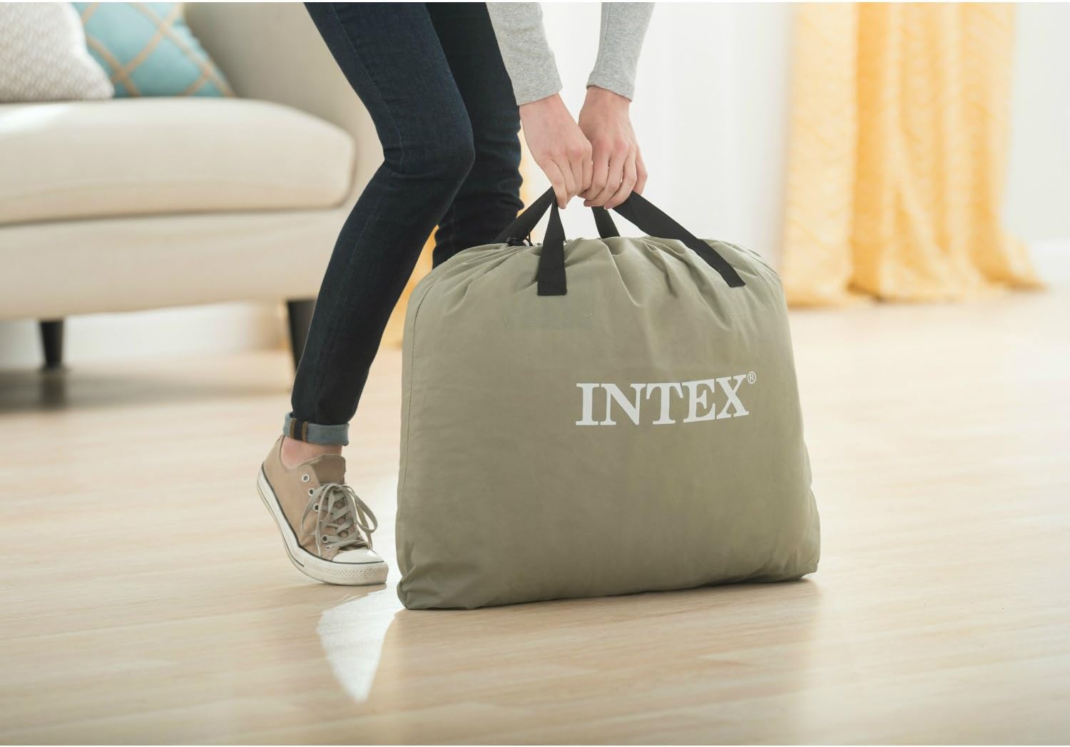 Intex Comfort Plush Queen Airbed with Electric Pump