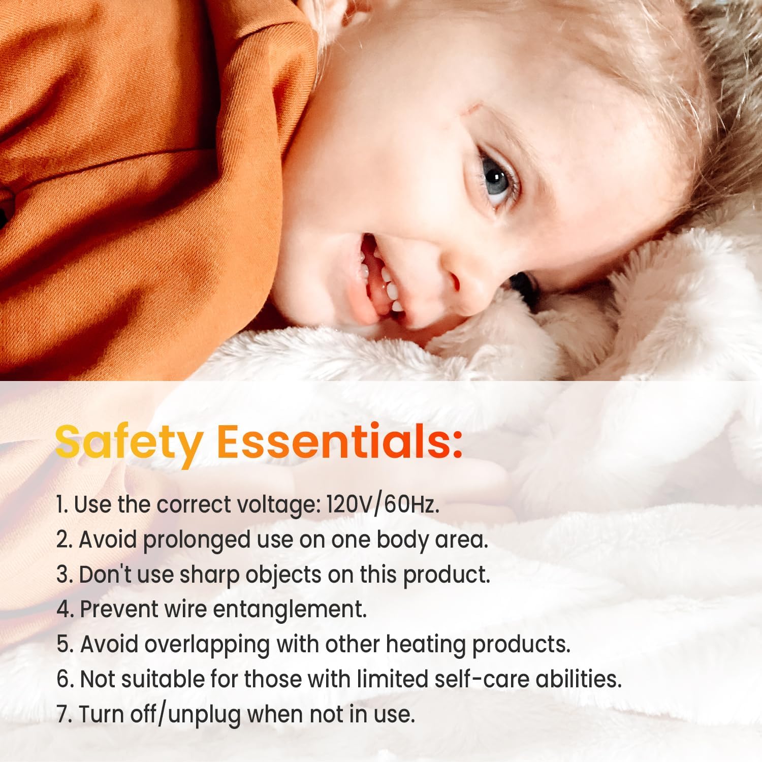 WOOMER Heated Blanket King Size with 5-Year Warranty 1