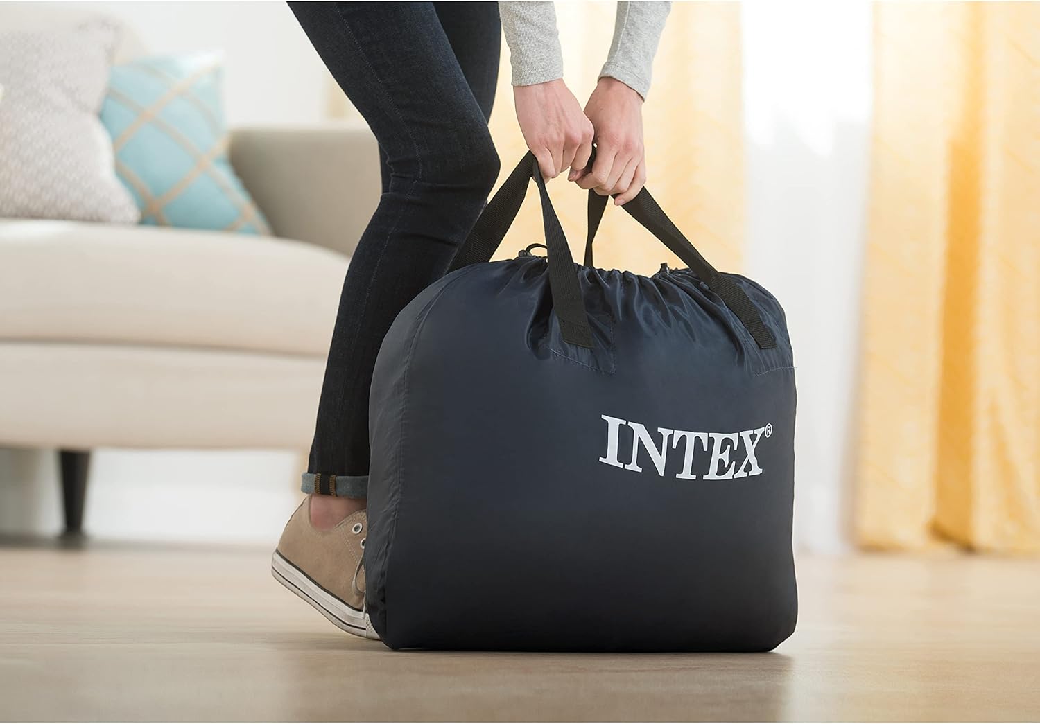 Intex Queen Supreme Air Mattress with Electric Pump