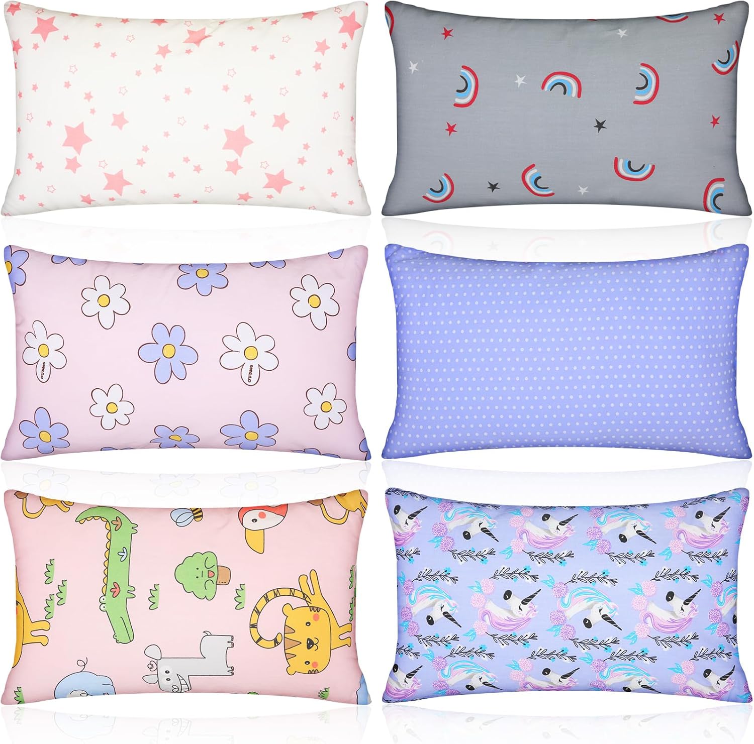 Kigley 6 Pack Mini Travel Pillows for Kids and Pets