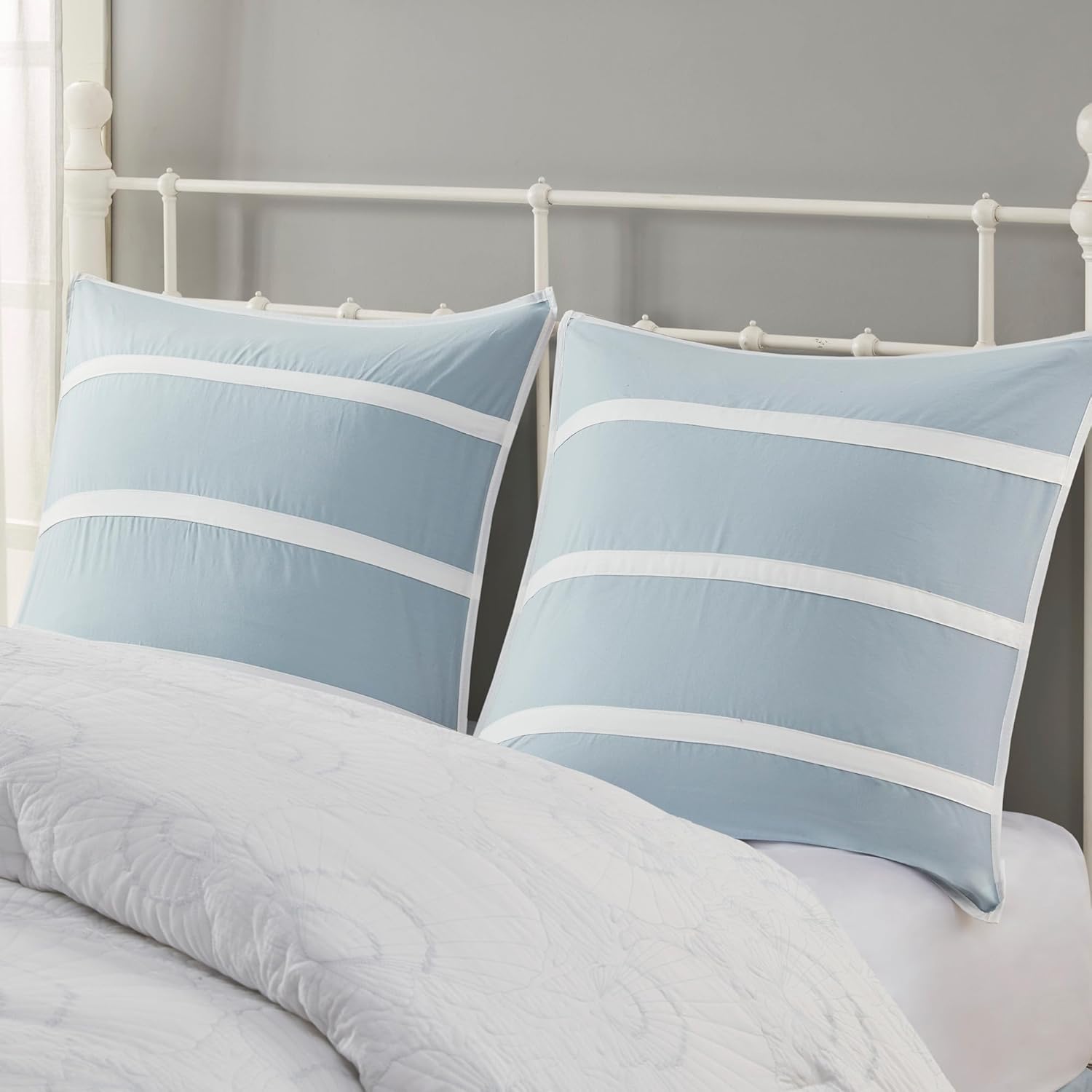 Harbor House Coastal Crystal Beach Euro Sham - Blue 26x26