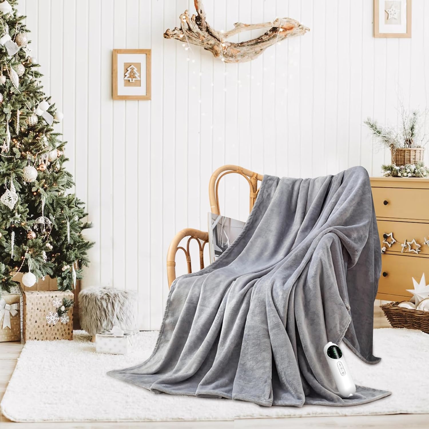 OLIFE Ultra Soft Electric Blanket 62x84 10 Heat Levels