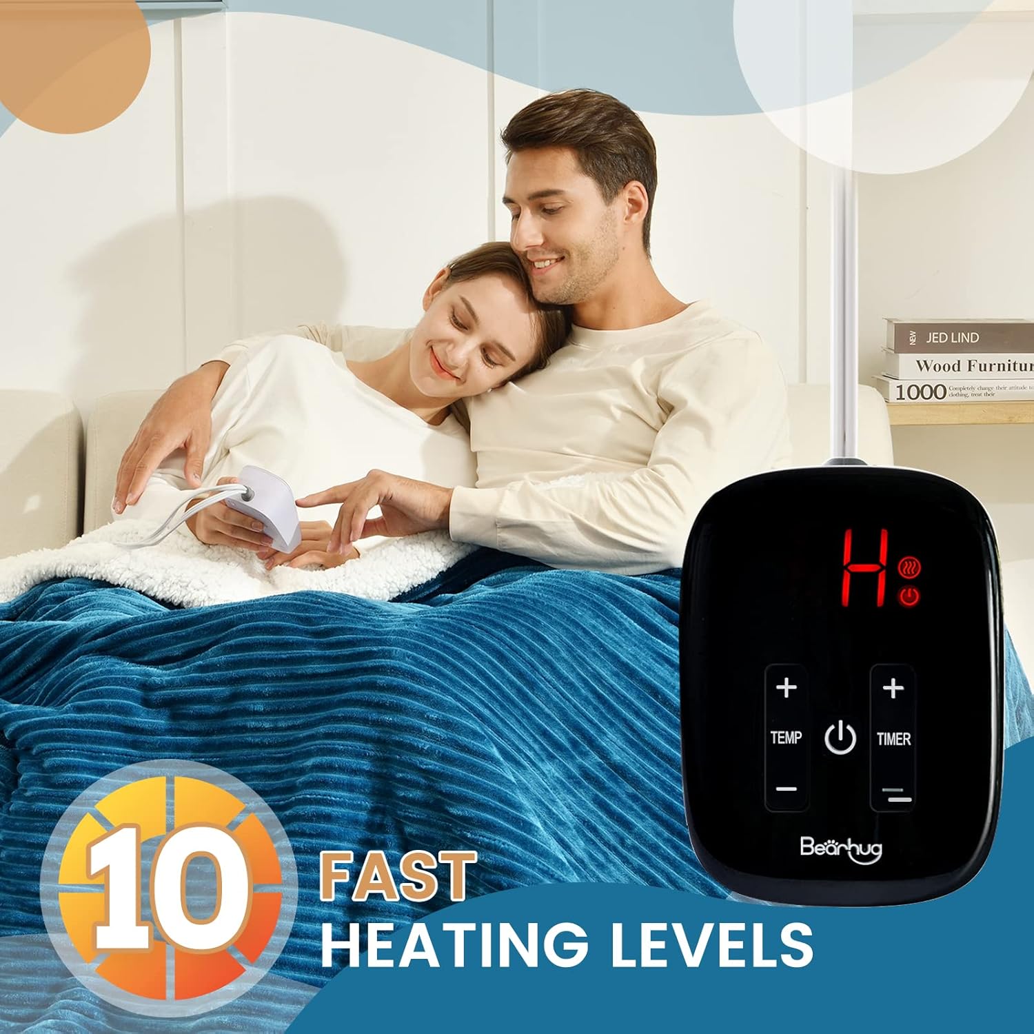 Bearhug Electric Blanket Controller for Twin Queen King