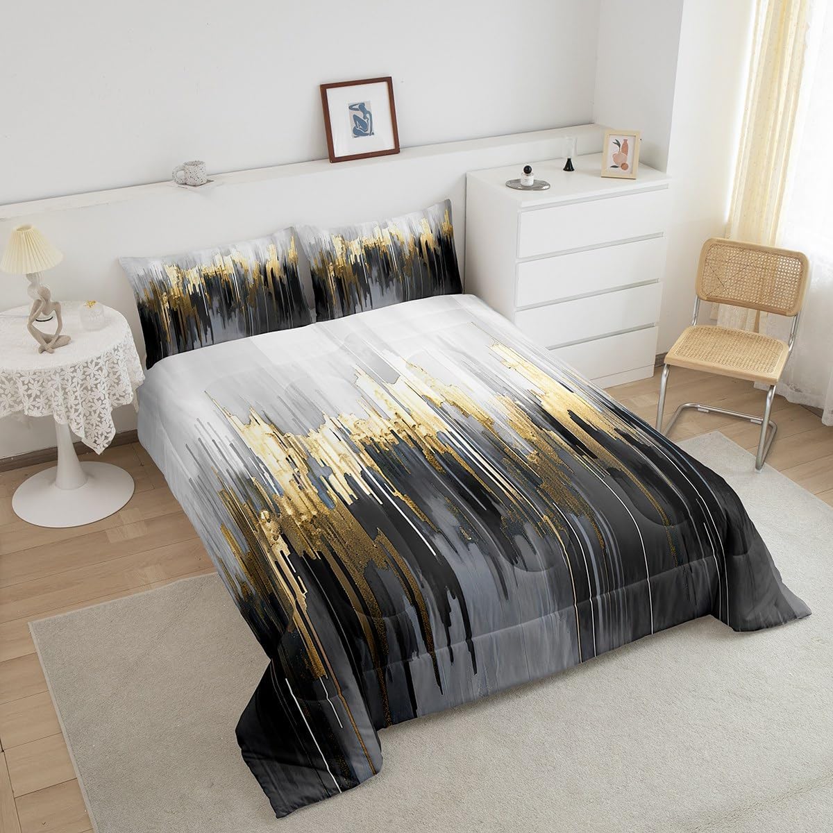 Erosebridal Comforter Set with Gradient Design