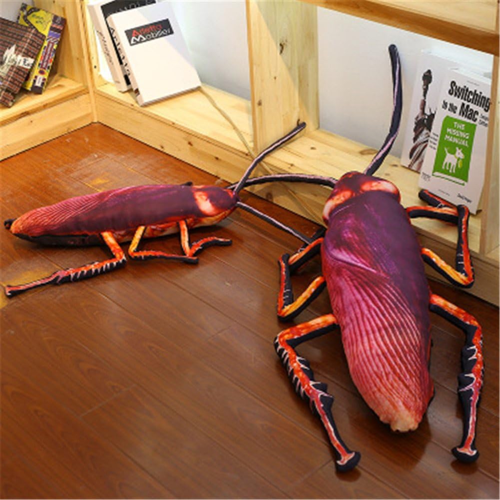 Cockroach Plush Pillow Funny Decor for Kids
