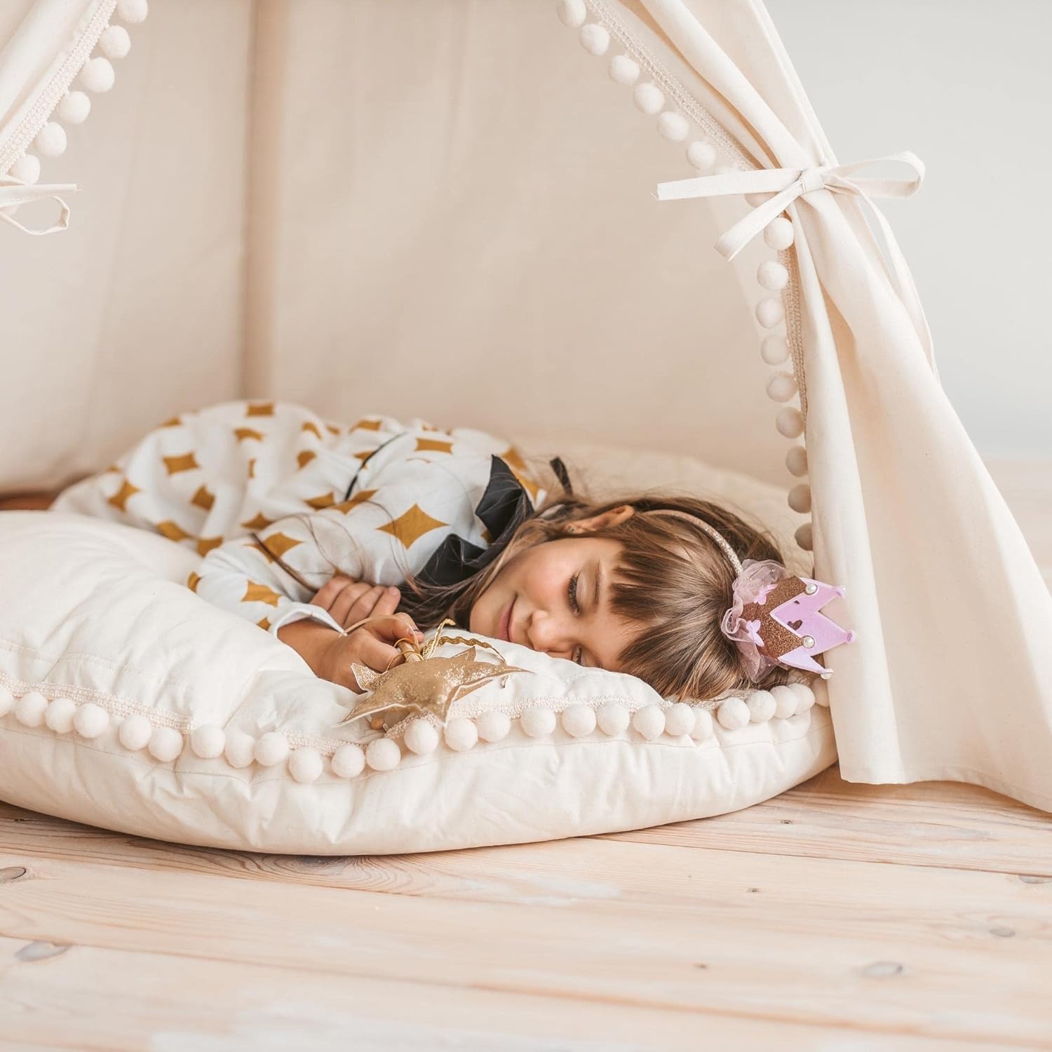 Large Kids Floor Pillow - Ultra-Fluffy Washable