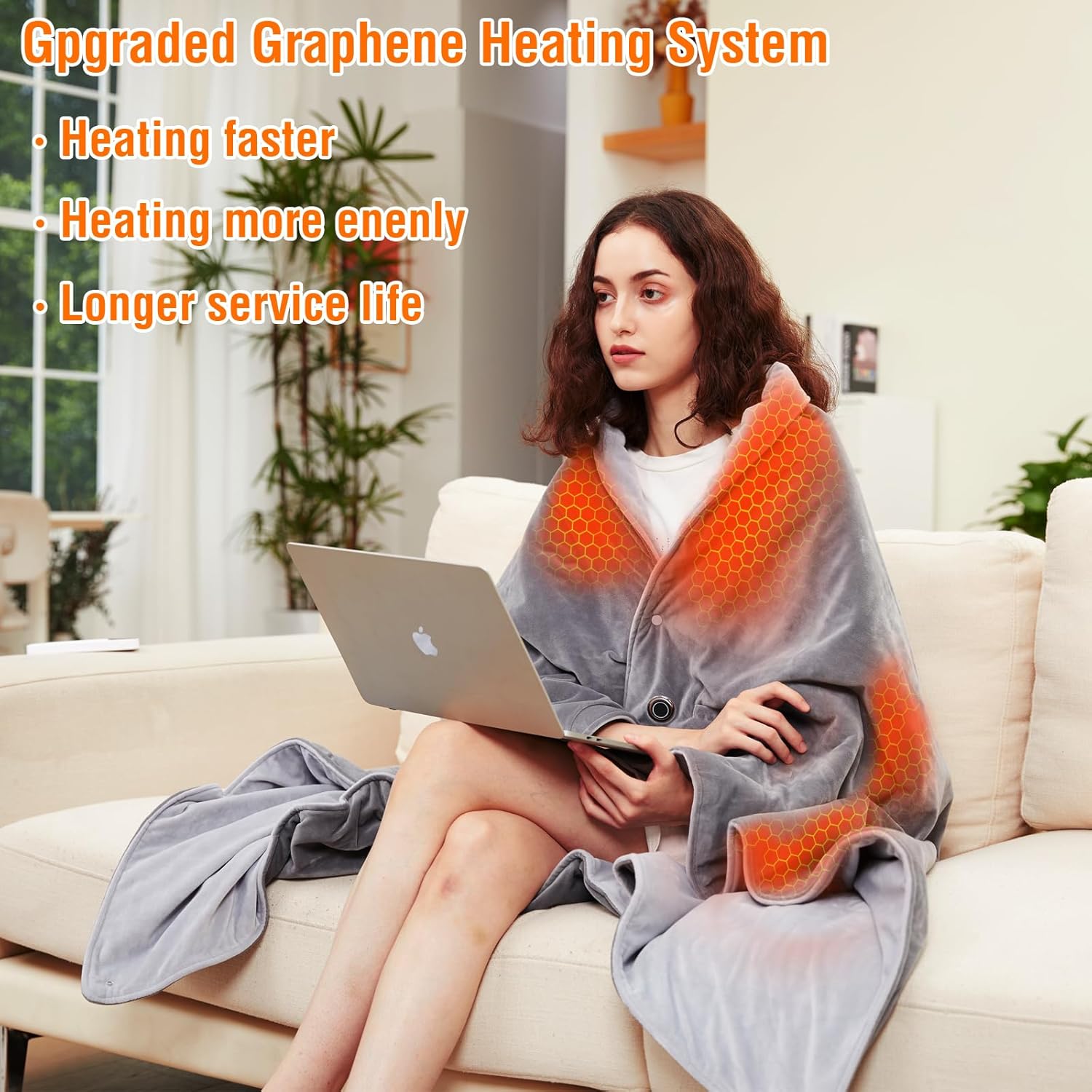 Svanur 50x60 Heated Blanket with 12V Battery