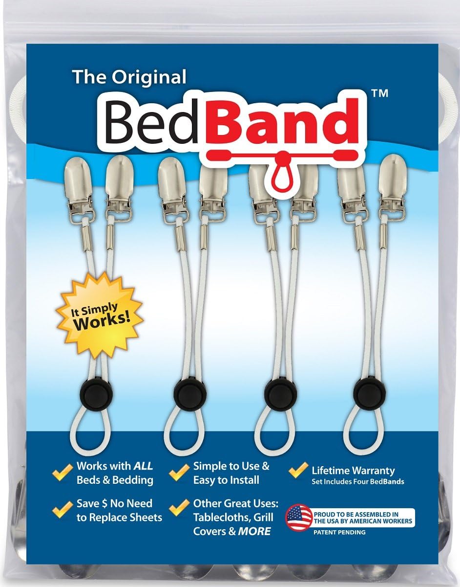 Bed Band Sheet Holder - Patented USA Assembled