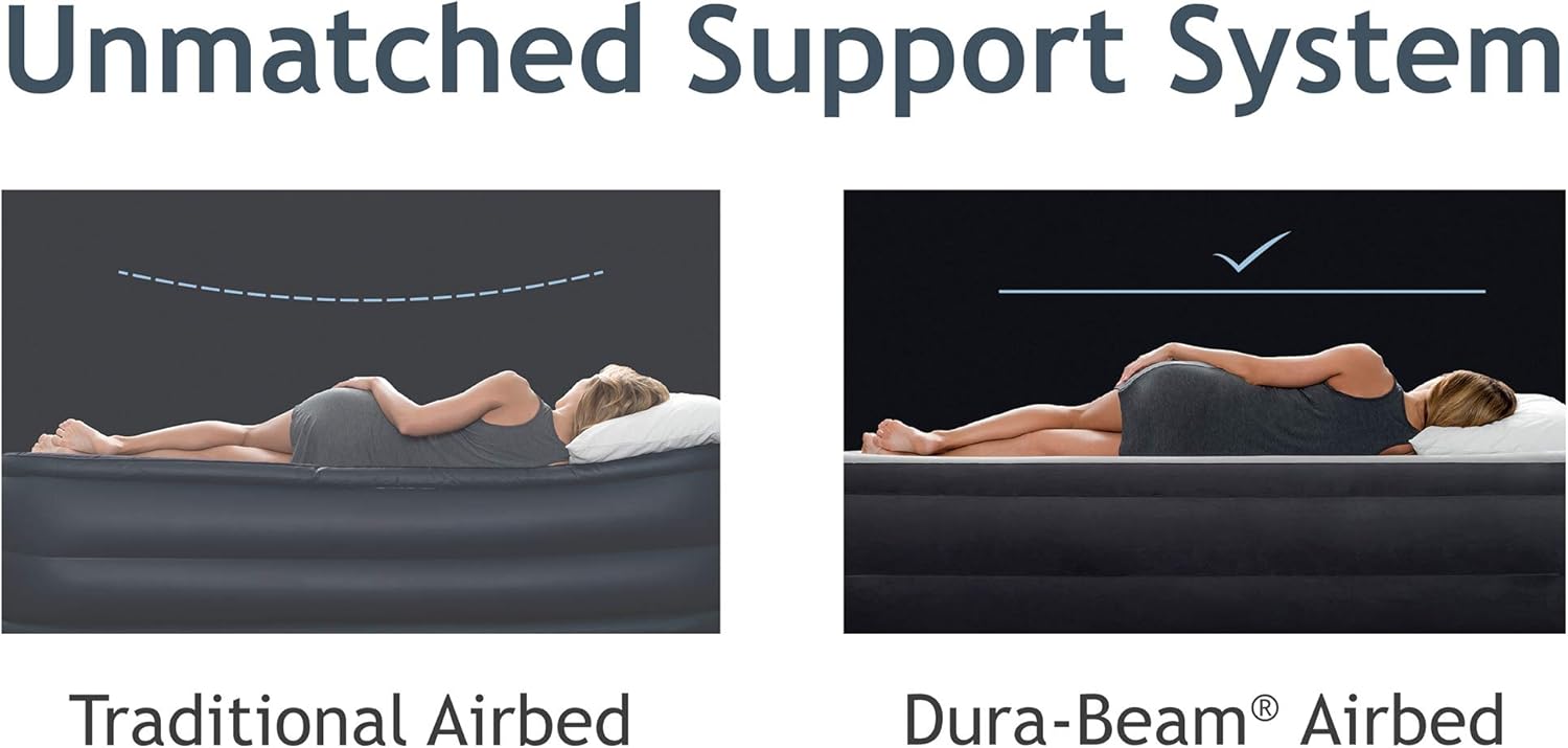 Intex 64163EP Comfort Elevated Airbed Queen