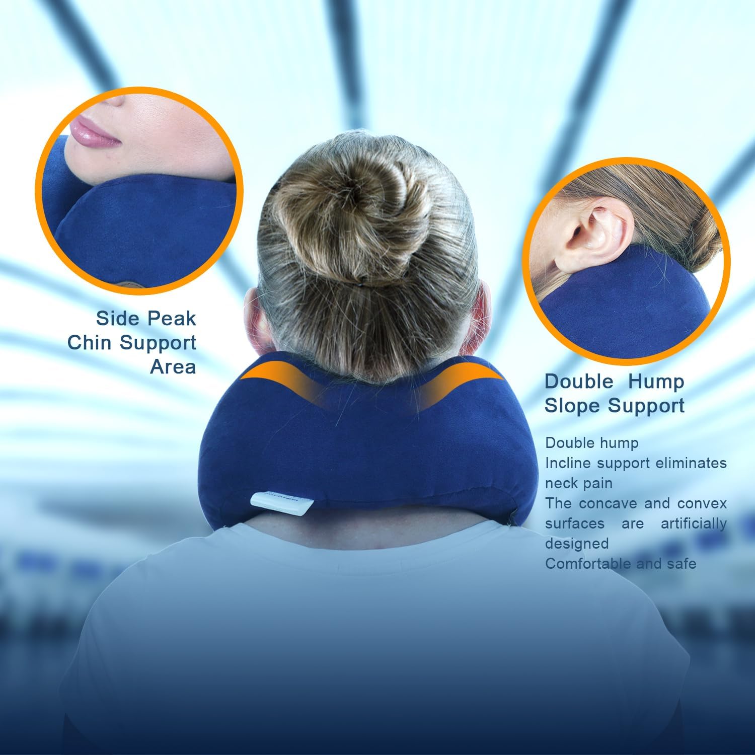 JoyRegia Kids Travel Pillow for 3-9 Years Comfortable Breathable
