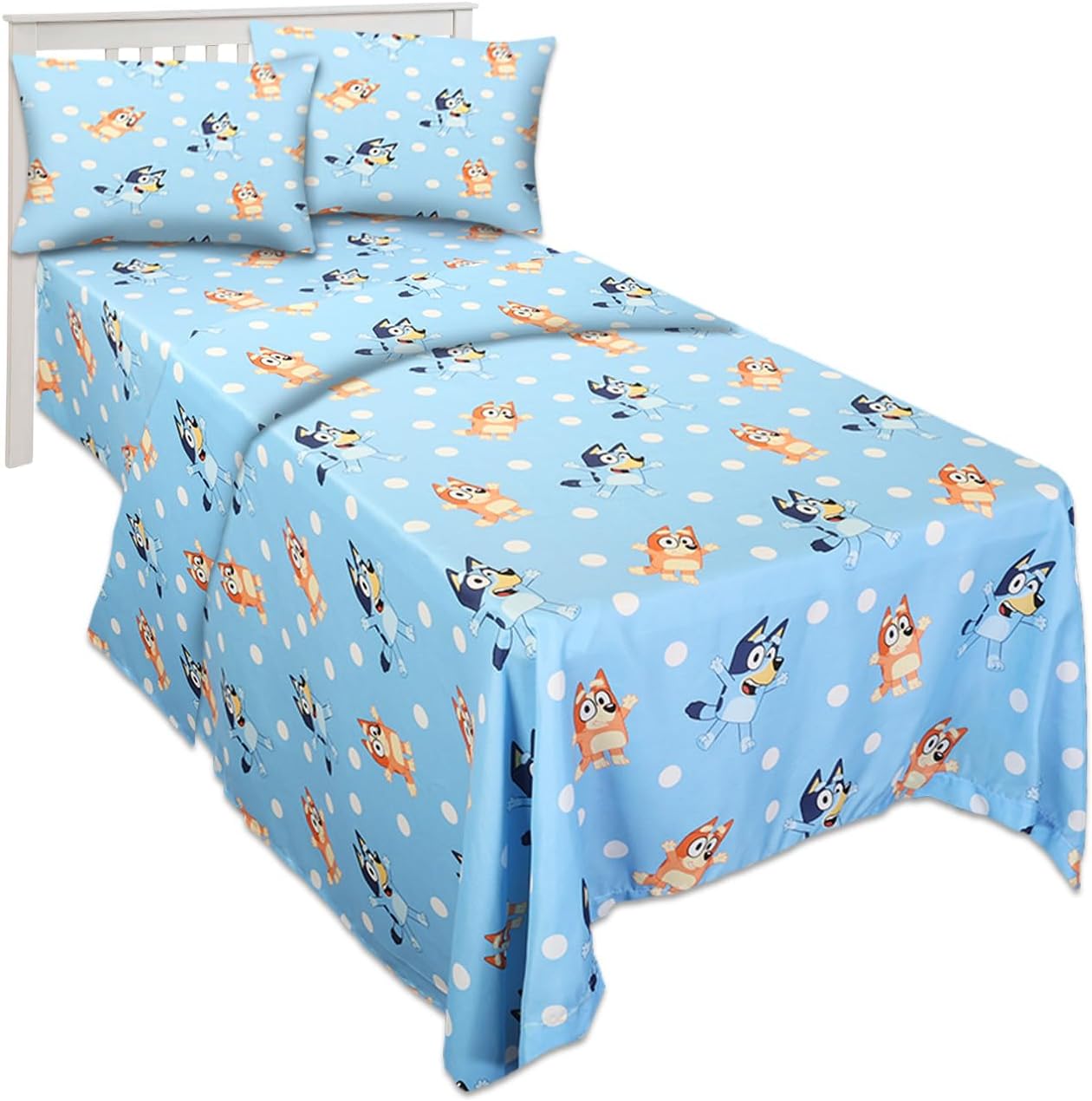 Bluey Twin Bedding Set with Sheets and Stickers