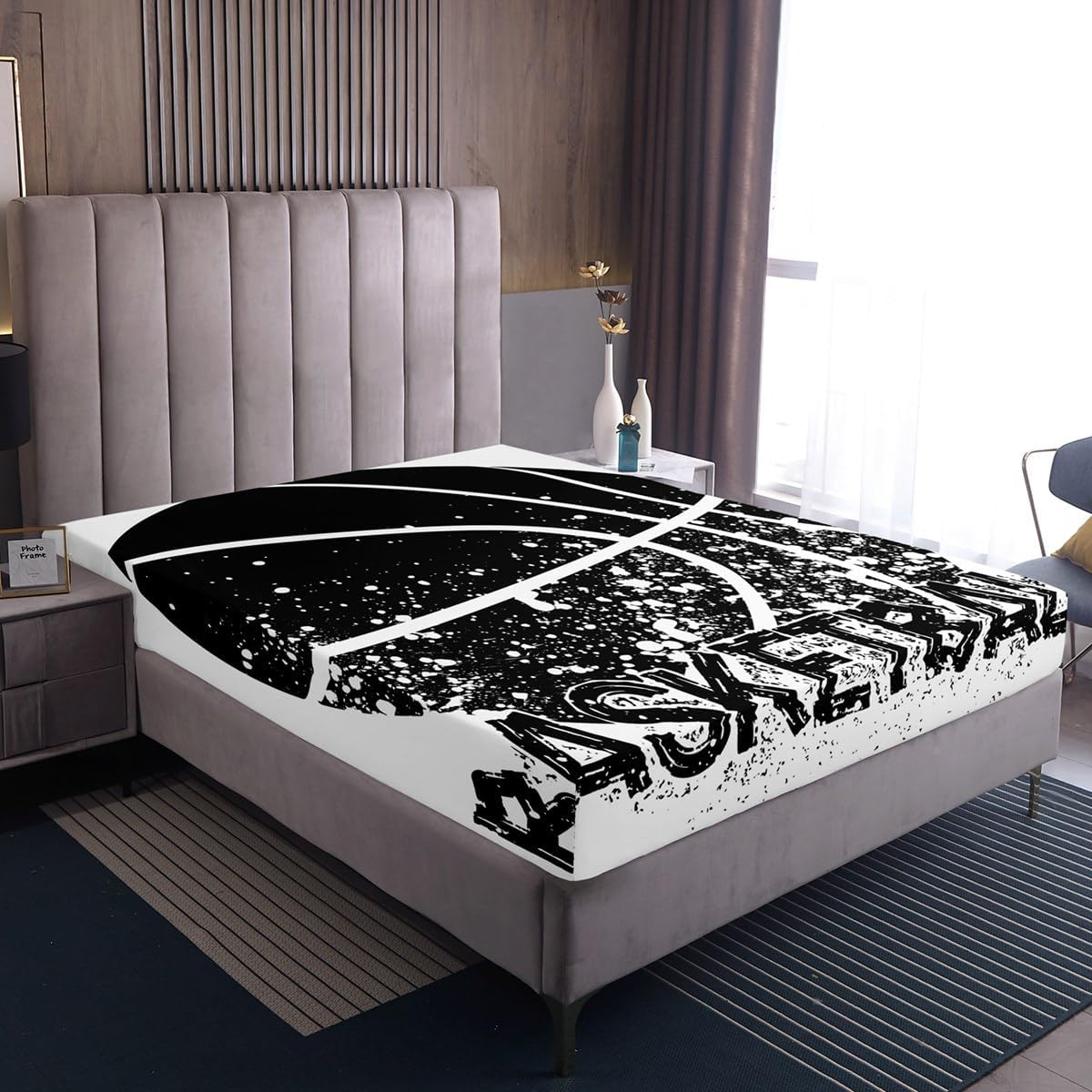 Erosebridal Basketball Bed Sheet Set for Kids