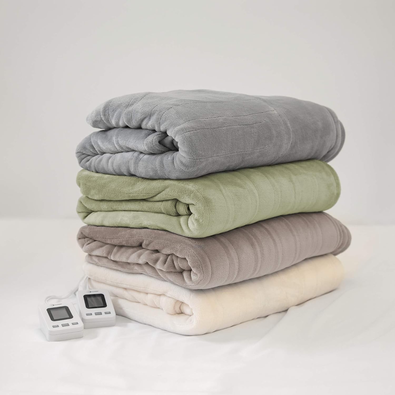 SensorPEDIC Heated Electric Blanket King Cappuccino