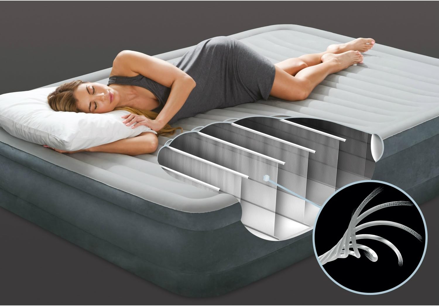 Intex Comfort Plush Queen Airbed with Electric Pump