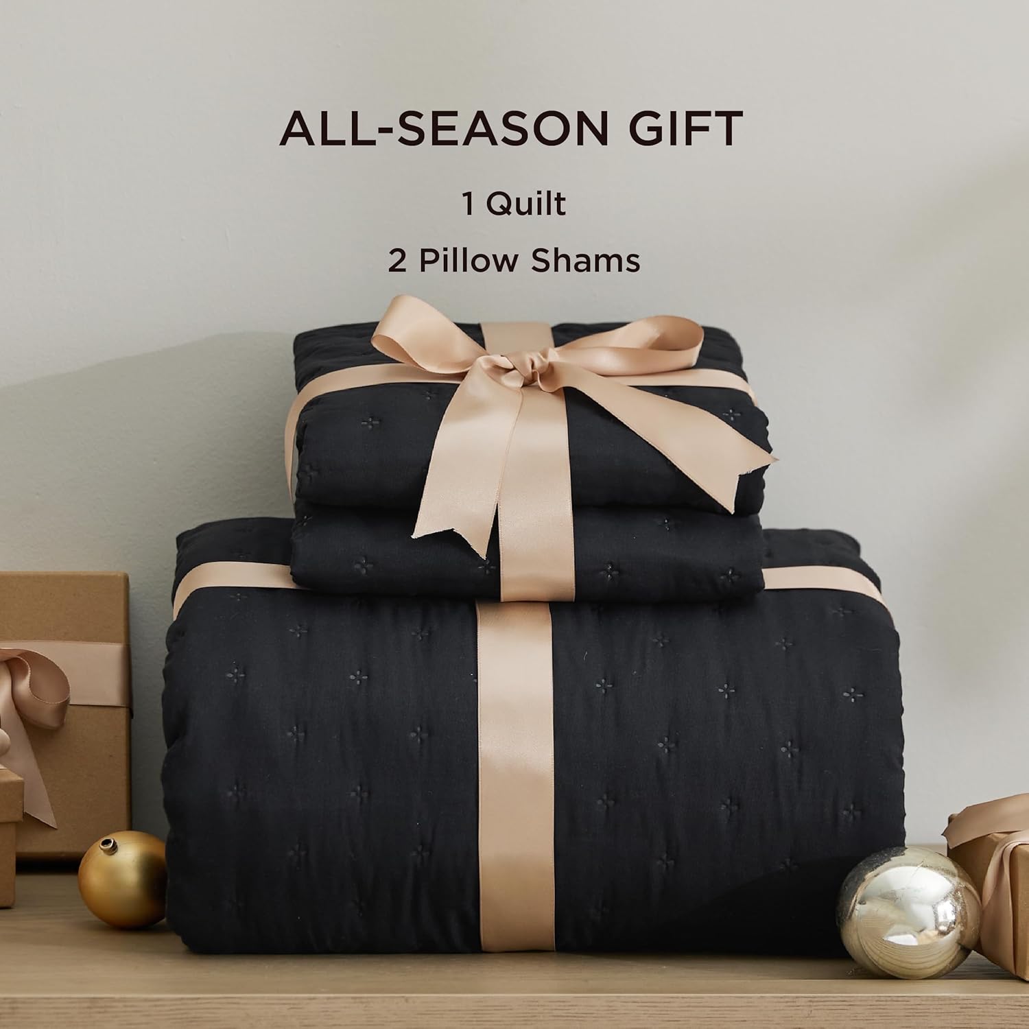 Bedsure King Quilt Set - Soft Lightweight All-Season Bedding