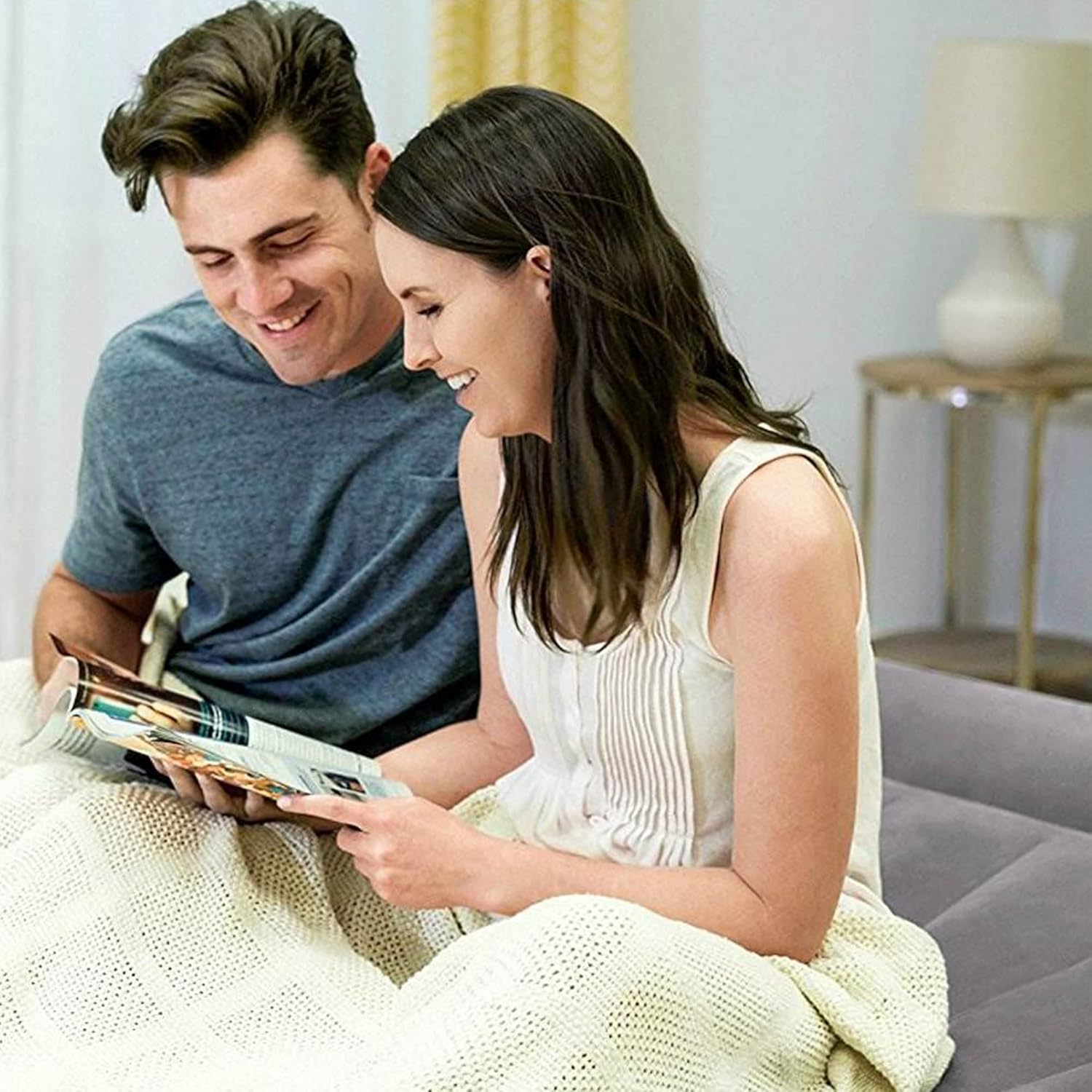 Intex Dura-Beam Deluxe Pillow Rest Airbed for Comfort