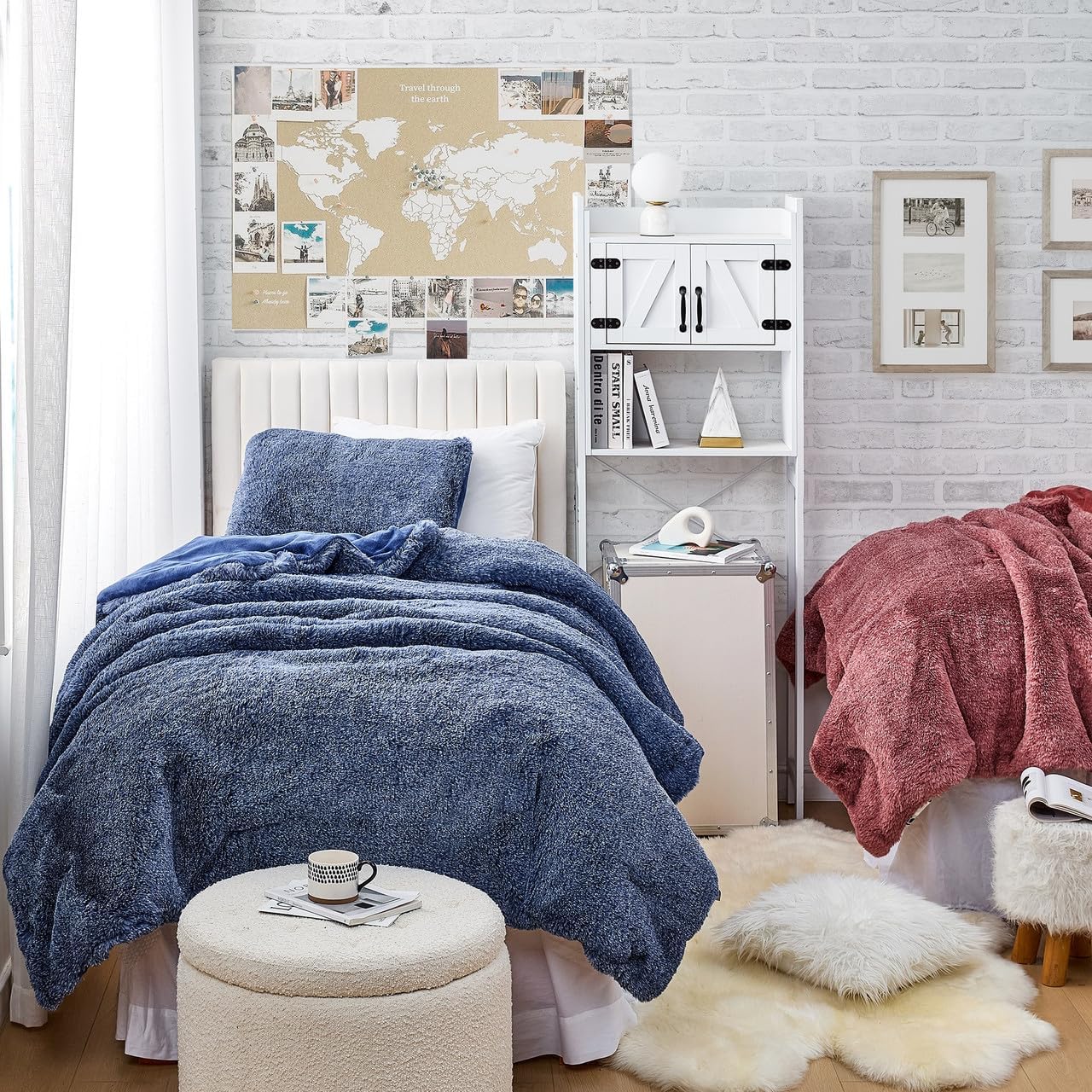 Byourbed Chunky Bunny Git Cozy Comforter Set - Twin XL Blue Salt